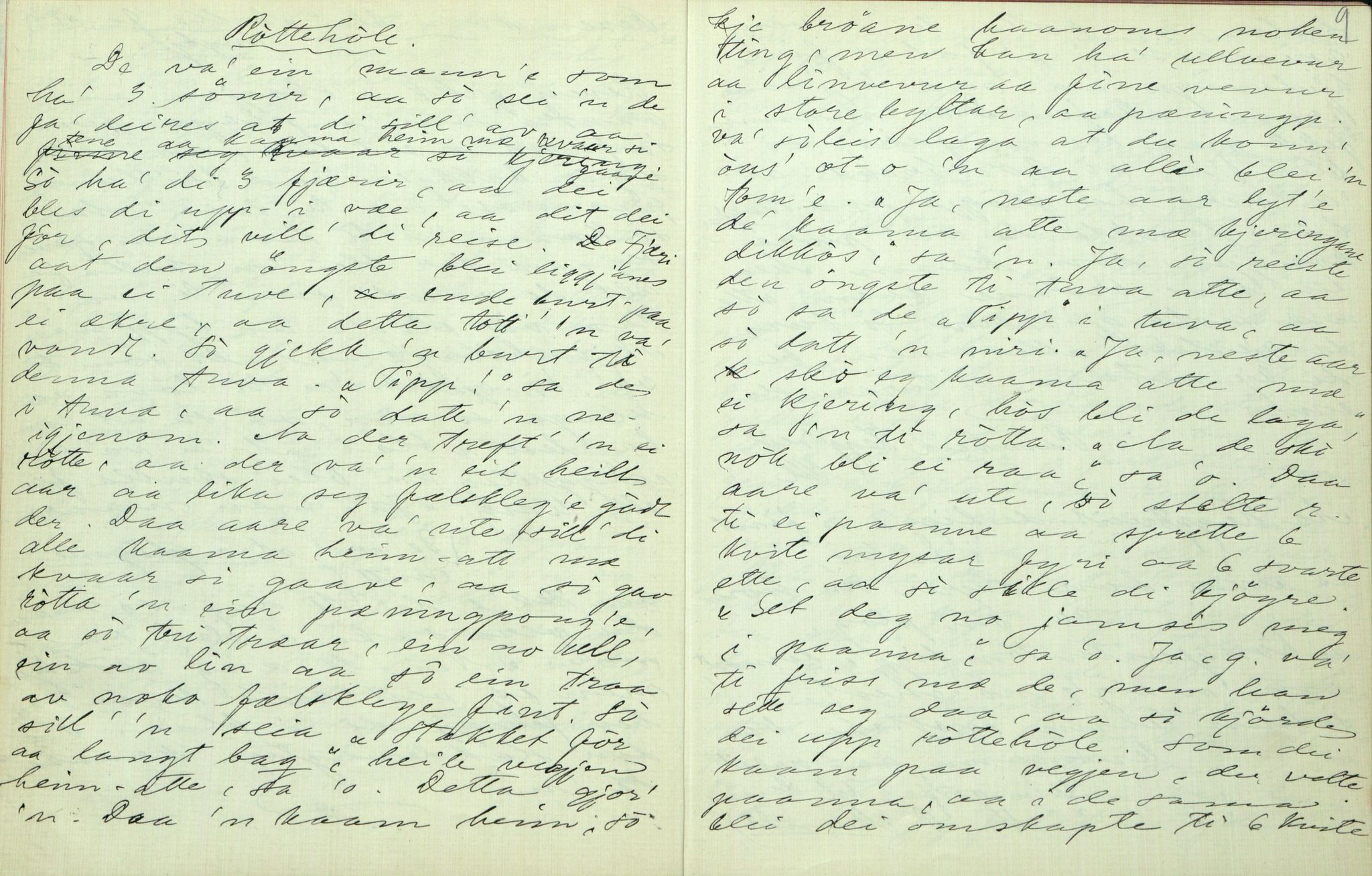 Rikard Berge, TEMU/TGM-A-1003/F/L0006/0023: 201-250 / 223 Frå Lårdal, Mo. Ymse oppskrifter nedskrivne av Rikard Berge, 1911, s. 8-9