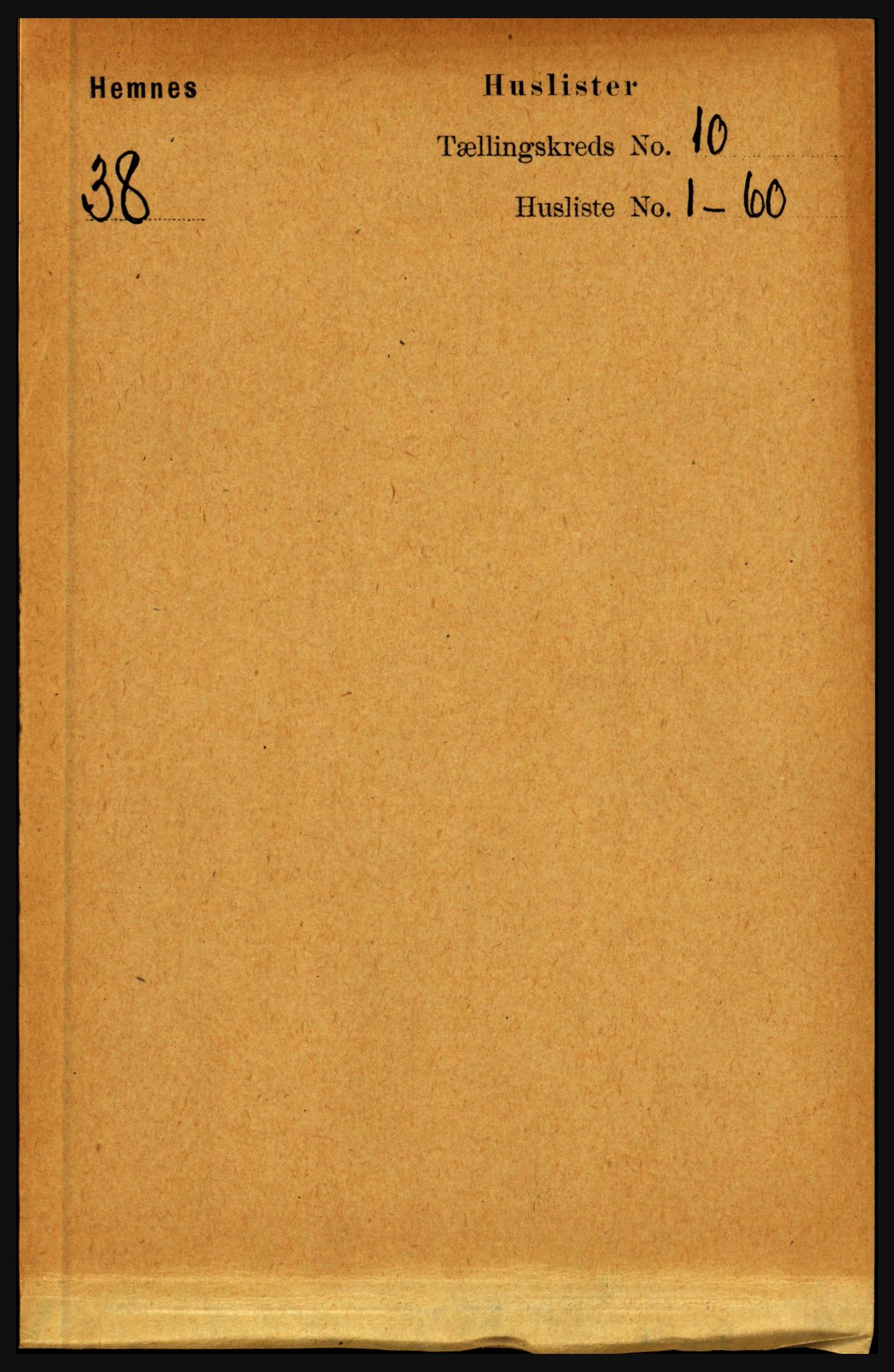 RA, Folketelling 1891 for 1832 Hemnes herred, 1891, s. 4734