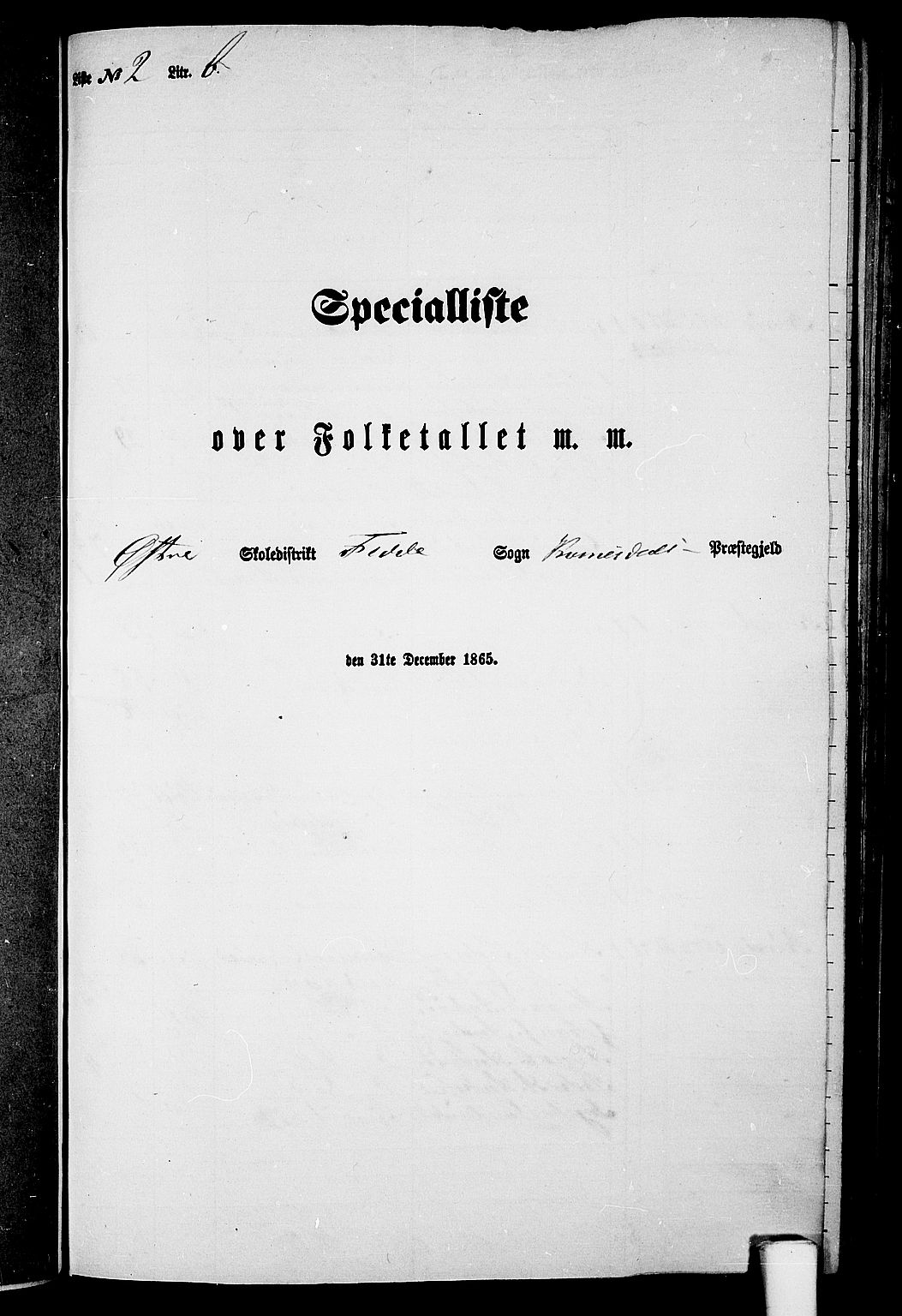 RA, Folketelling 1865 for 1037P Kvinesdal prestegjeld, 1865, s. 69