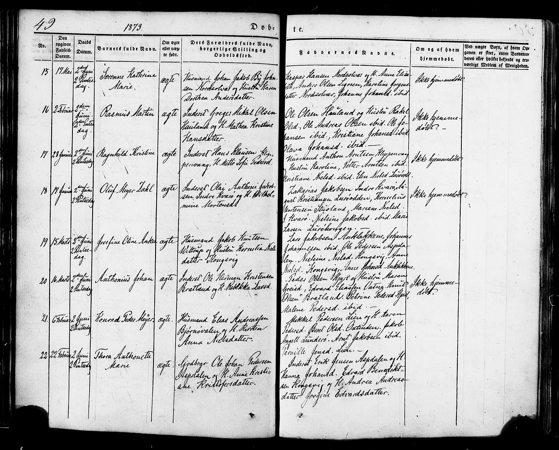 Ministerialprotokoller, klokkerbøker og fødselsregistre - Nordland, AV/SAT-A-1459/839/L0567: Ministerialbok nr. 839A04, 1863-1879, s. 49