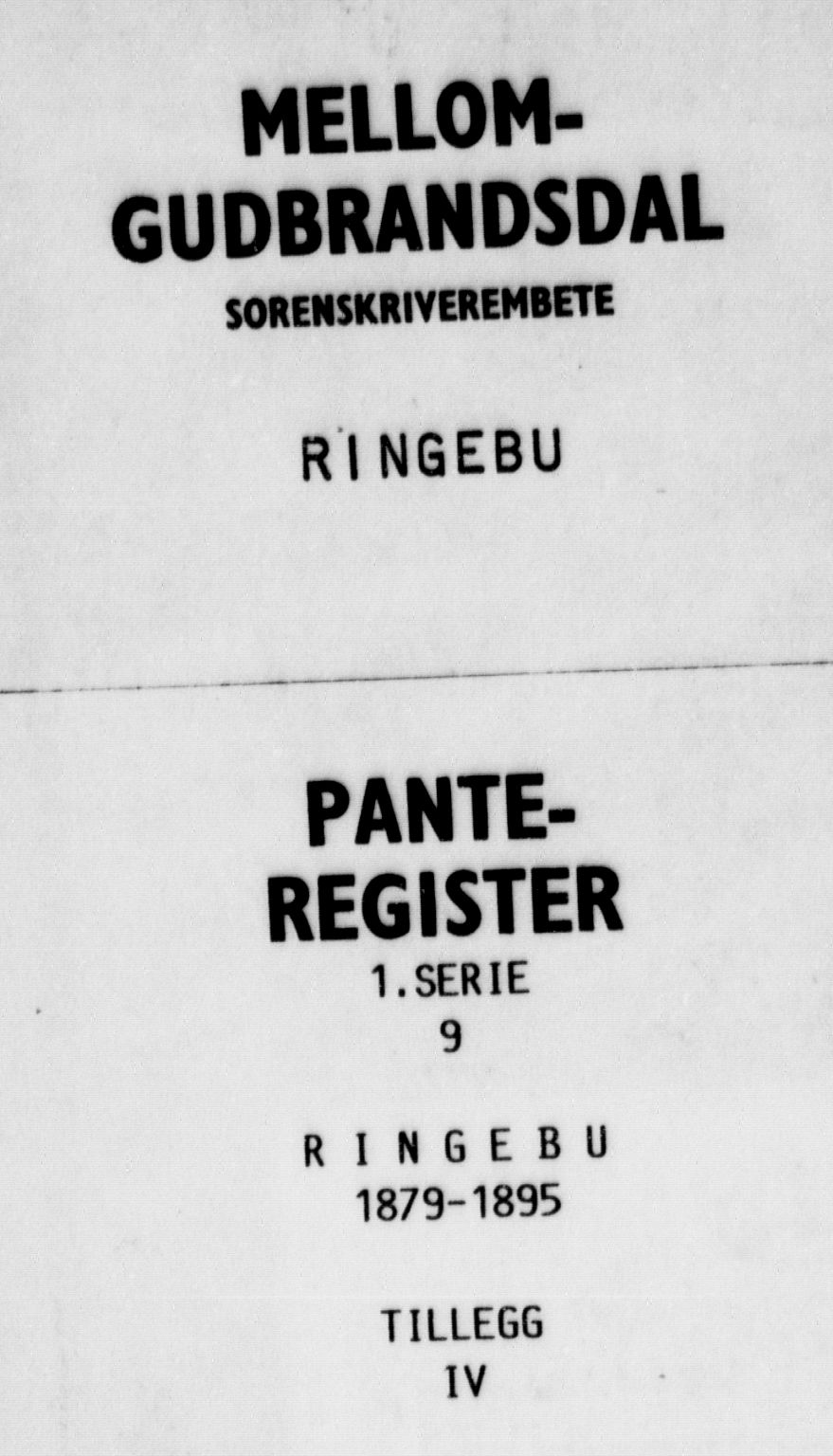 Mellom-Gudbrandsdal sorenskriveri, AV/SAH-TING-038/H/Ha/Haa/Haab/L0009: Panteregister nr. 1.9.IV, 1879-1895