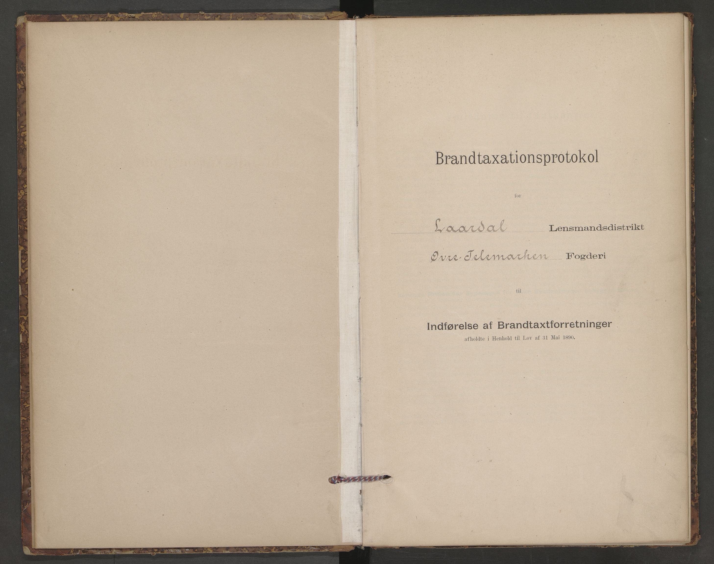 Lårdal lensmannskontor, AV/SAKO-A-564/Y/Yb/Ybb/L0001: Skjematakstprotokoll, 1895-1902