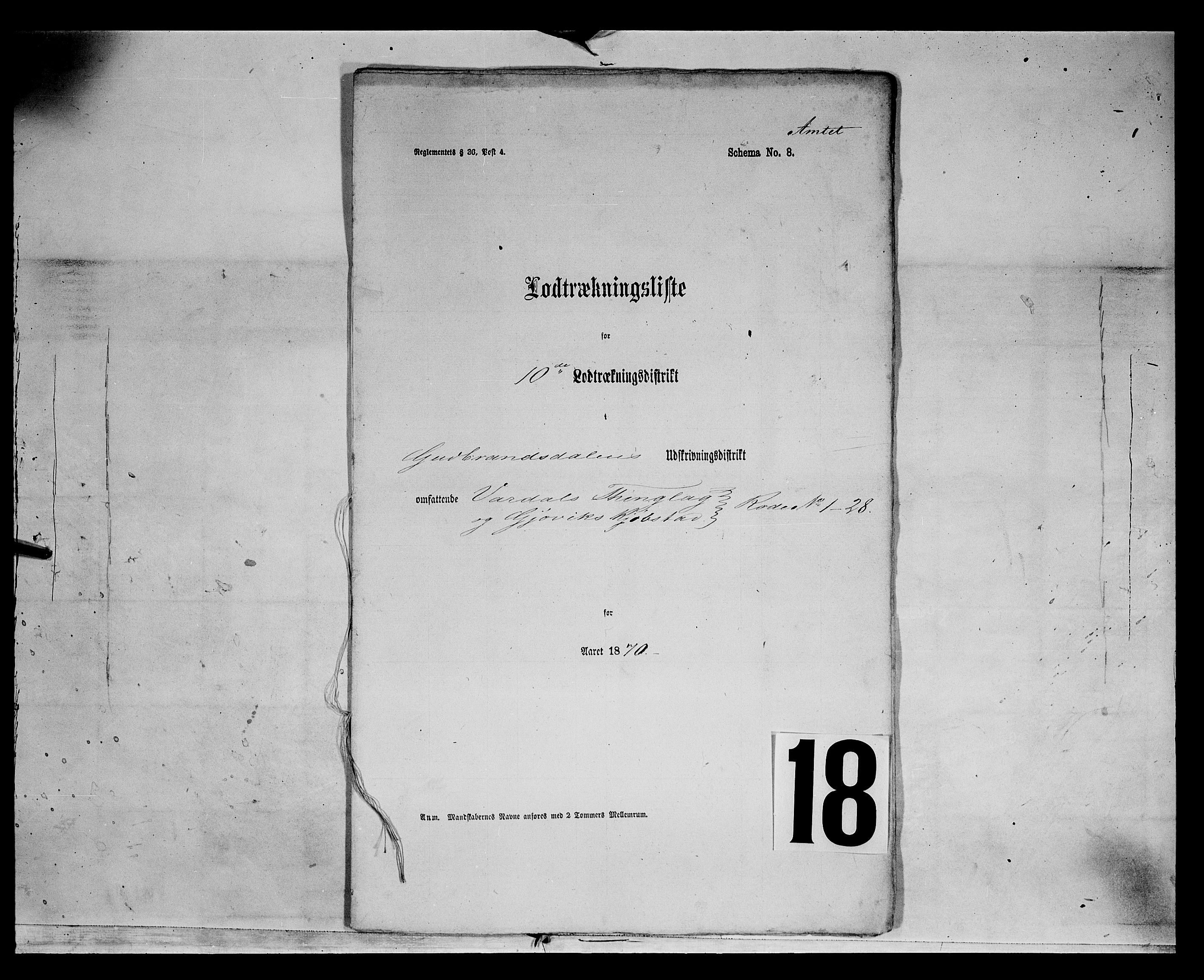 Fylkesmannen i Oppland, SAH/FYO-002/1/K/Kg/L1169: Vardal, Biri og Gjøvik, 1860-1879, s. 7326
