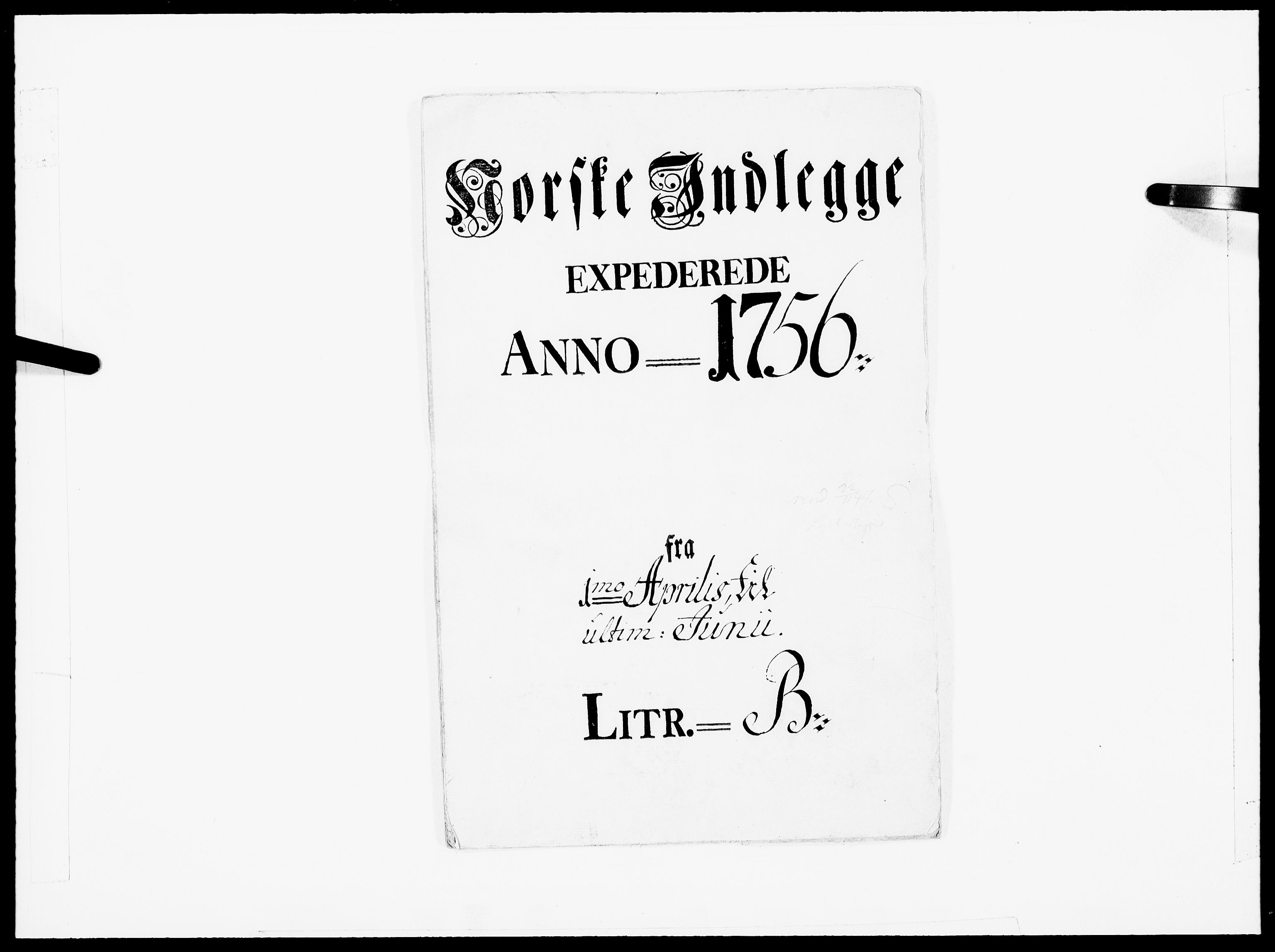 Danske Kanselli 1572-1799, AV/RA-EA-3023/F/Fc/Fcc/Fcca/L0171: Norske innlegg 1572-1799, 1756, s. 316