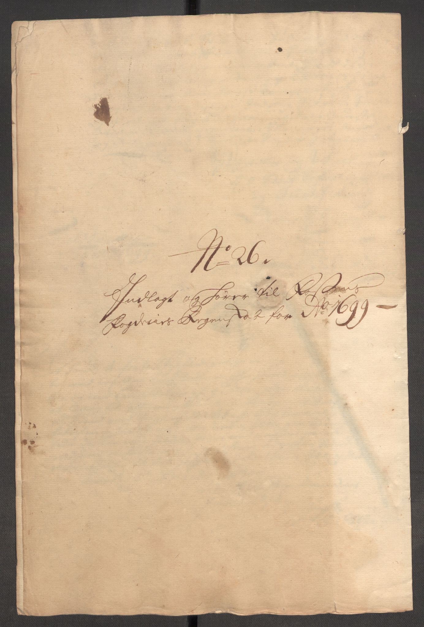 Rentekammeret inntil 1814, Reviderte regnskaper, Fogderegnskap, RA/EA-4092/R57/L3853: Fogderegnskap Fosen, 1698-1699, s. 380