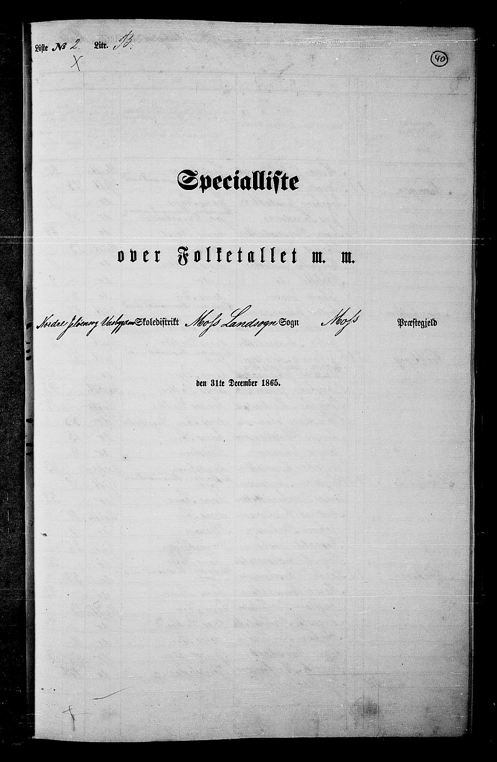 RA, Folketelling 1865 for 0194L Moss prestegjeld, Moss landsokn, 1865, s. 38