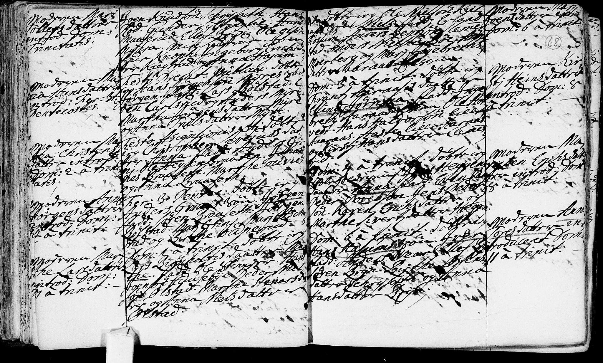 Røyken kirkebøker, SAKO/A-241/F/Fa/L0002: Ministerialbok nr. 2, 1731-1782, s. 68