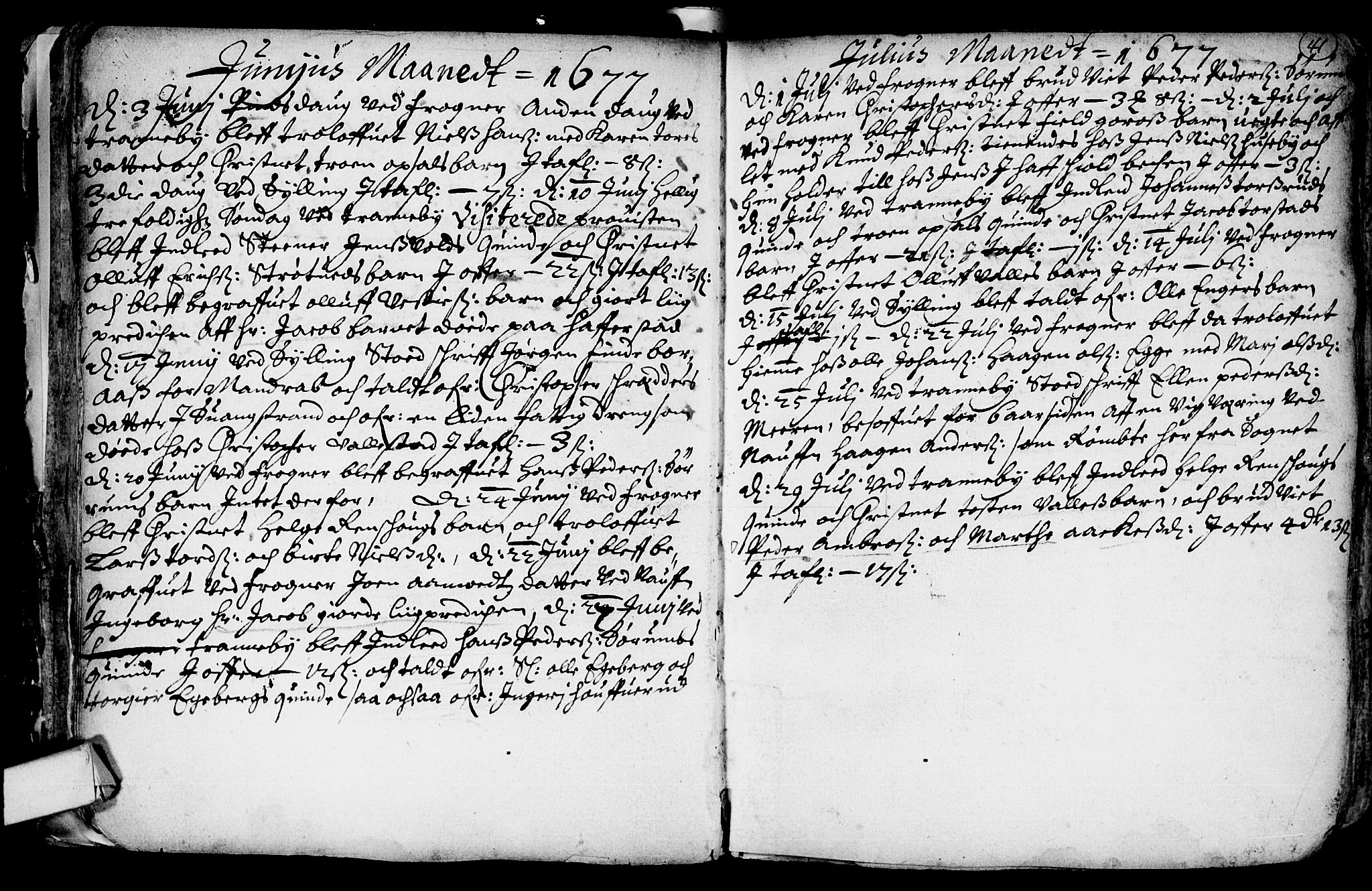 Lier kirkebøker, SAKO/A-230/F/Fa/L0001: Ministerialbok nr. I 1, 1672-1701, s. 41