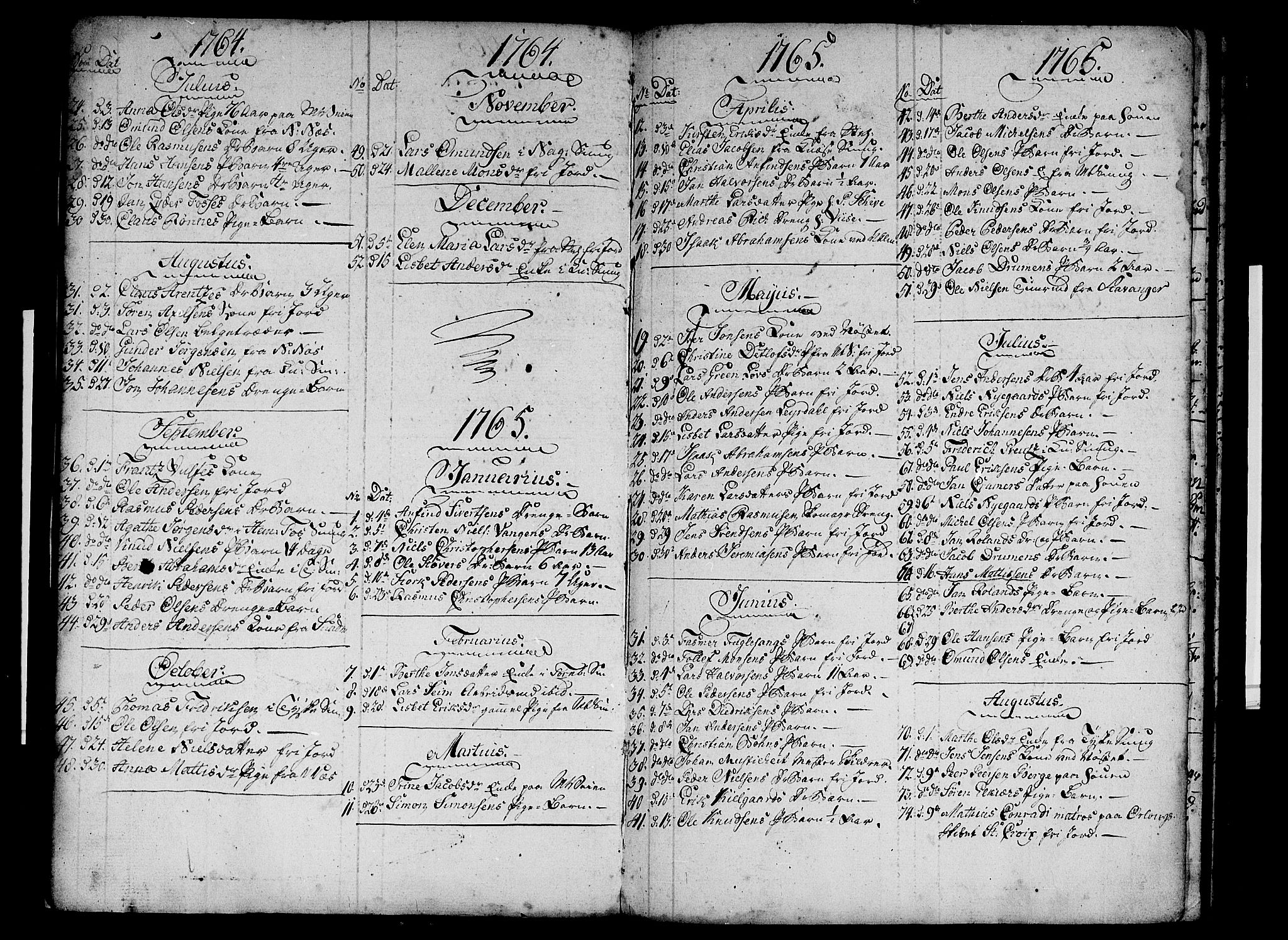 Nykirken Sokneprestembete, AV/SAB-A-77101/H/Haa/L0010: Ministerialbok nr. A 10, 1759-1775, s. 6