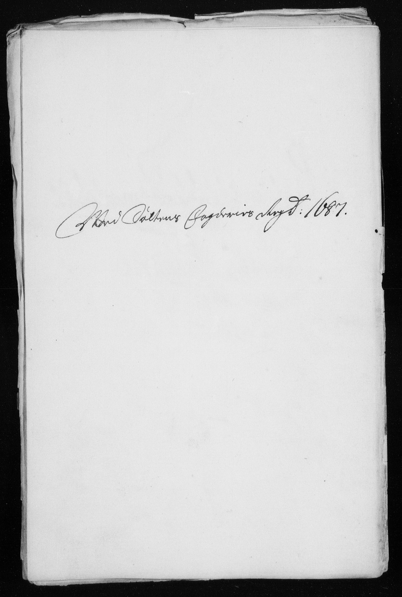 Rentekammeret inntil 1814, Reviderte regnskaper, Stiftamtstueregnskaper, Trondheim stiftamt og Nordland amt, AV/RA-EA-6044/R/Rh/L0009: Nordland amt, 1687