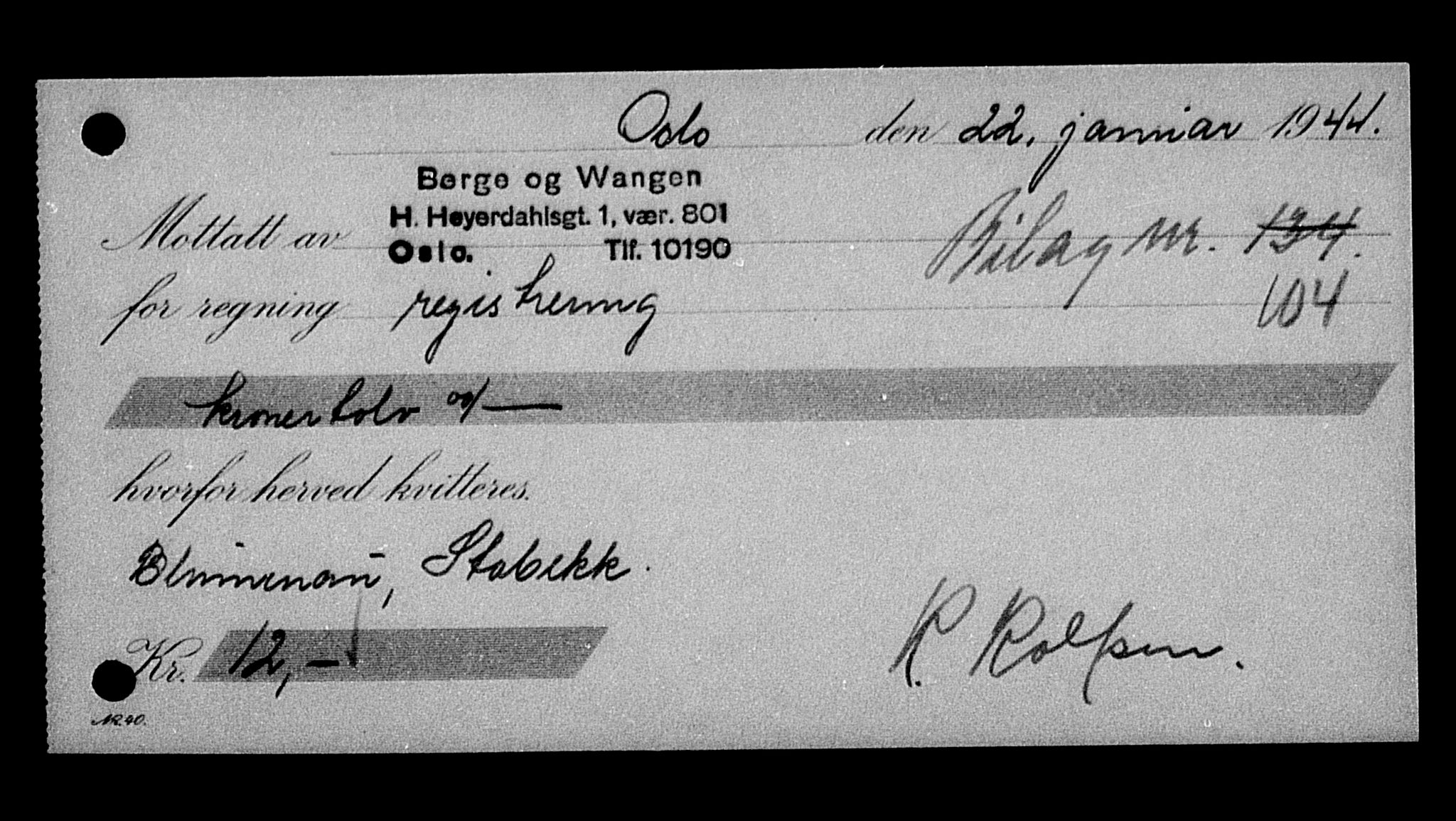 Justisdepartementet, Tilbakeføringskontoret for inndratte formuer, AV/RA-S-1564/H/Hc/Hcc/L0926: --, 1945-1947, s. 168