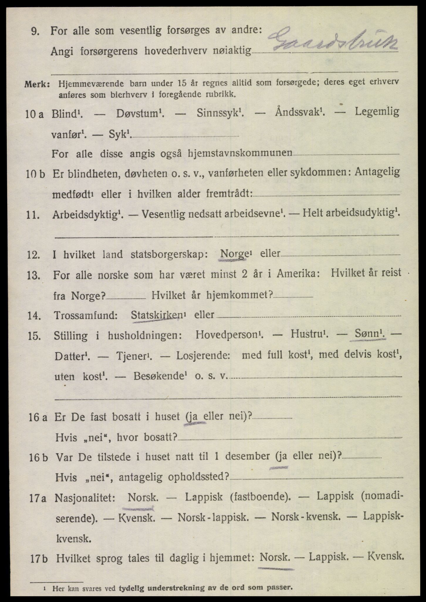 SAT, Folketelling 1920 for 1731 Sparbu herred, 1920, s. 6856