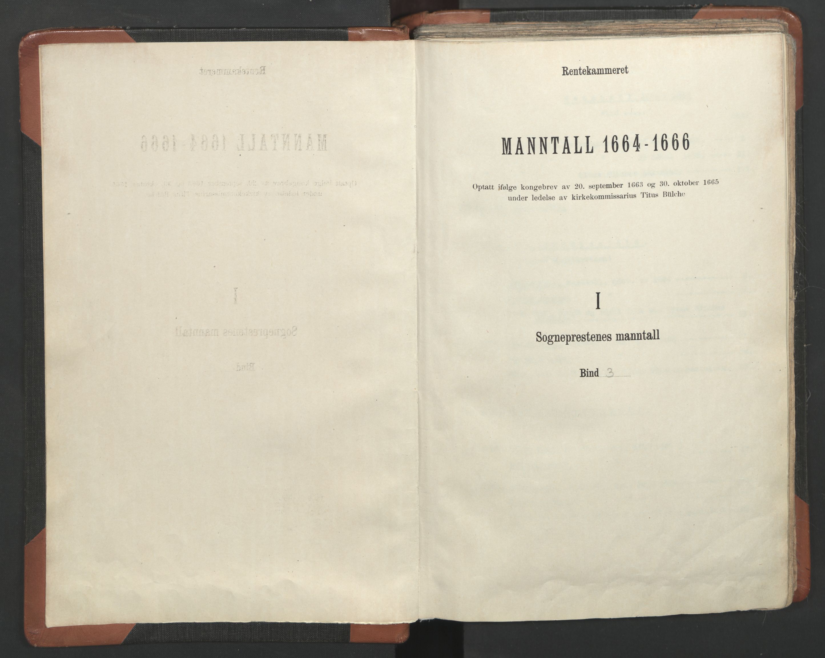 RA, Sogneprestenes manntall 1664-1666, nr. 3: Nedre Romerike prosti, 1664-1666