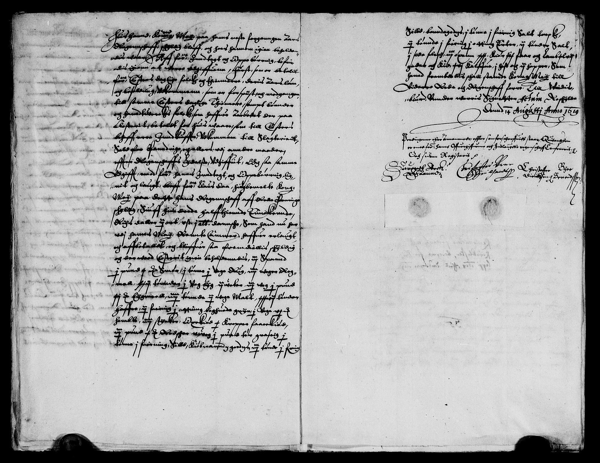 Rentekammeret inntil 1814, Reviderte regnskaper, Lensregnskaper, AV/RA-EA-5023/R/Rb/Rbw/L0019: Trondheim len, 1619-1620