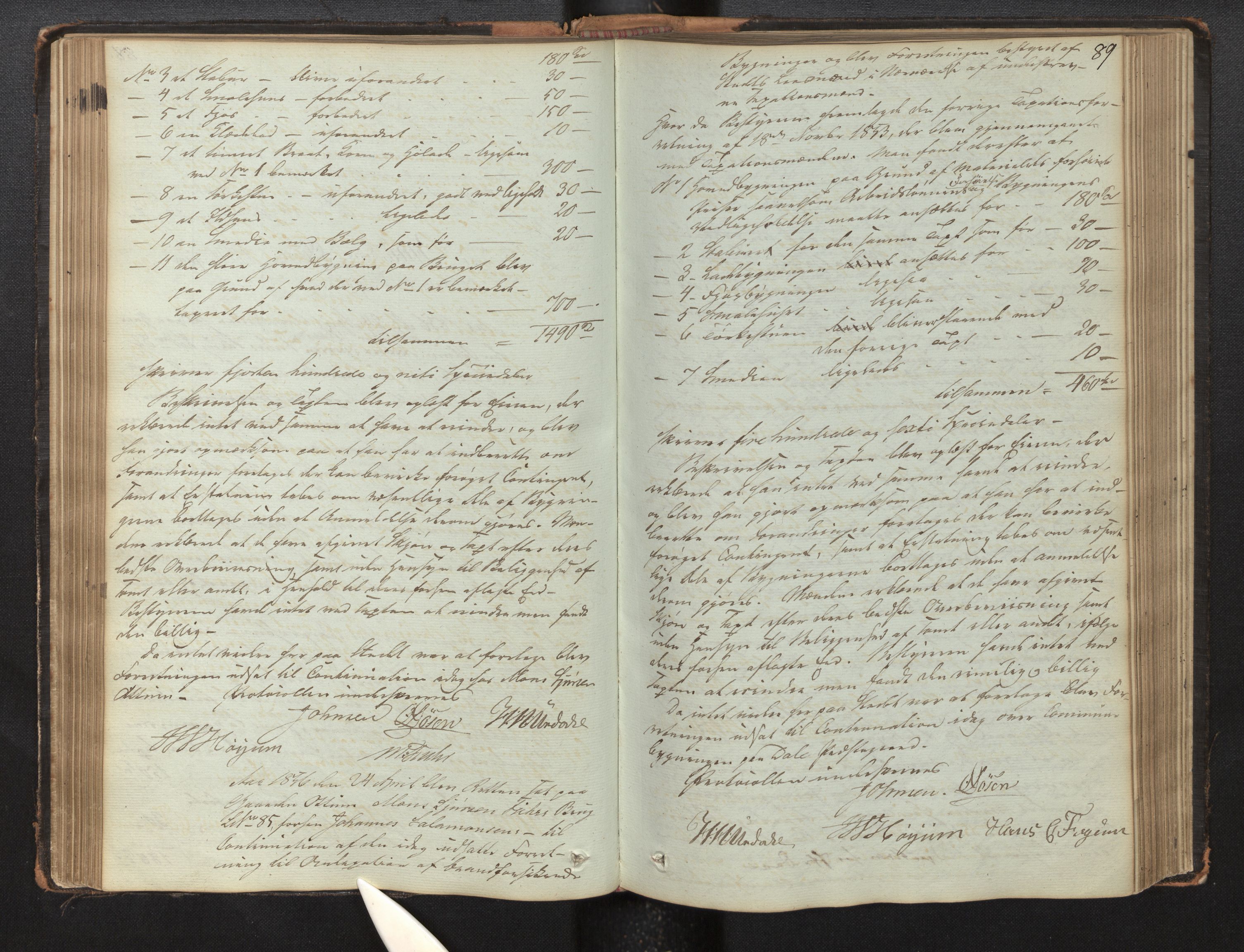 Lensmannen i Luster, AV/SAB-A-29301/0012/L0002: Branntakstprotokoll, 1846-1868, s. 88b-89a