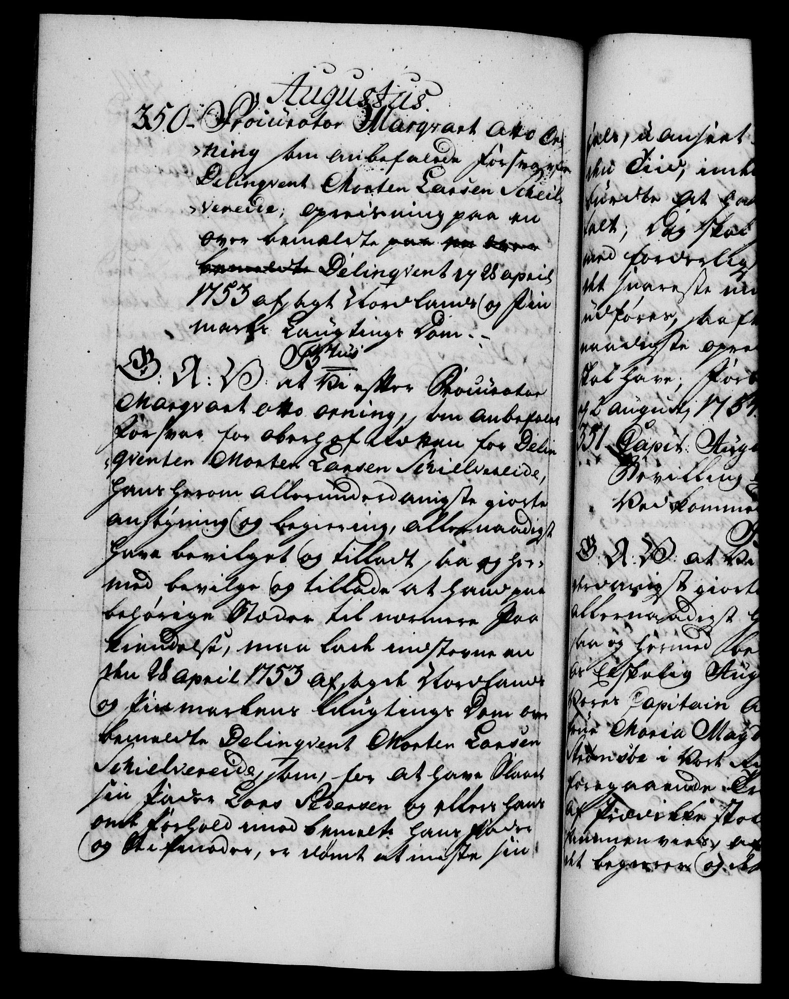 Danske Kanselli 1572-1799, RA/EA-3023/F/Fc/Fca/Fcaa/L0038: Norske registre, 1753-1754, s. 844b