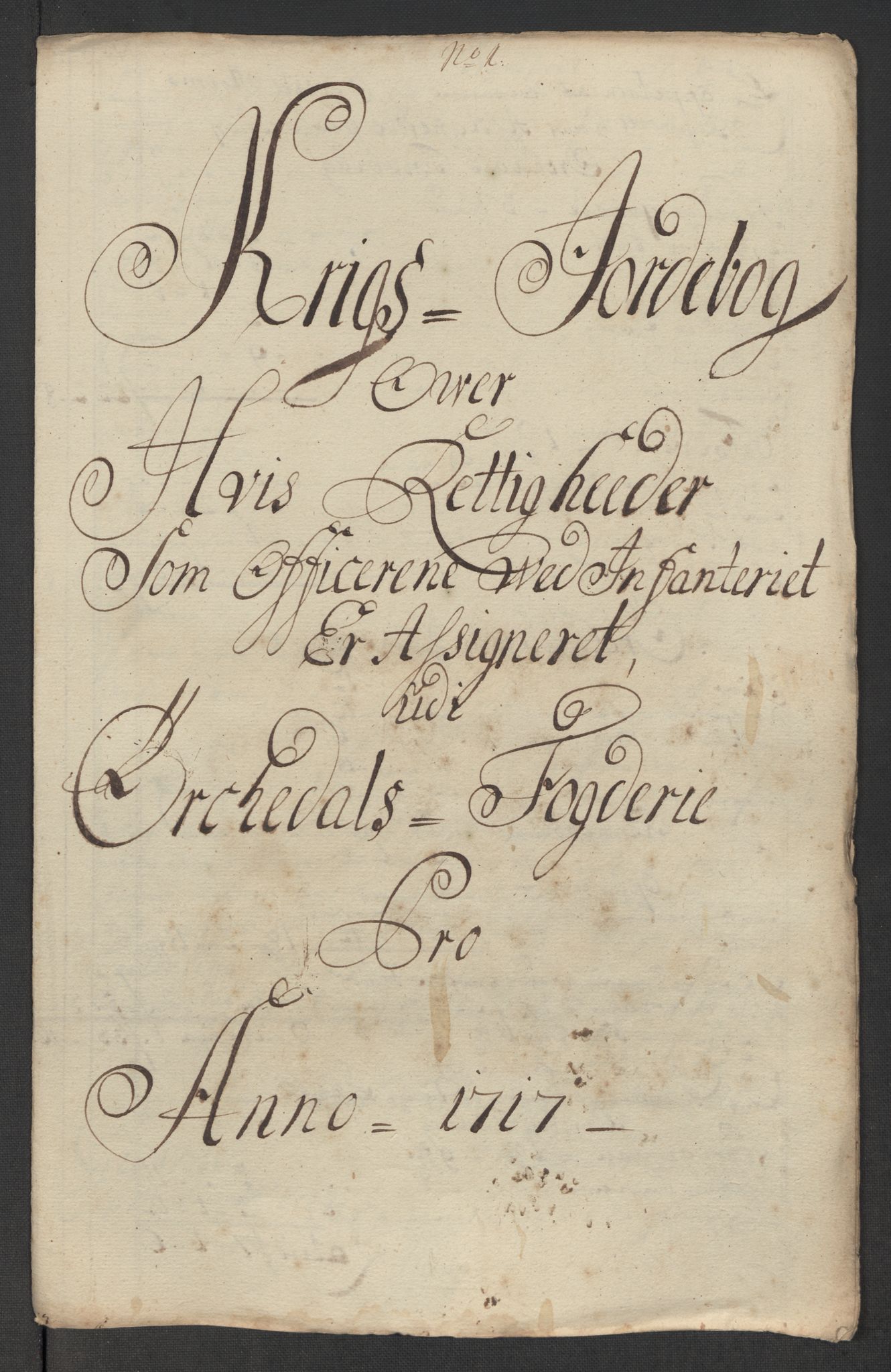 Rentekammeret inntil 1814, Reviderte regnskaper, Fogderegnskap, RA/EA-4092/R60/L3969: Fogderegnskap Orkdal og Gauldal, 1717, s. 432