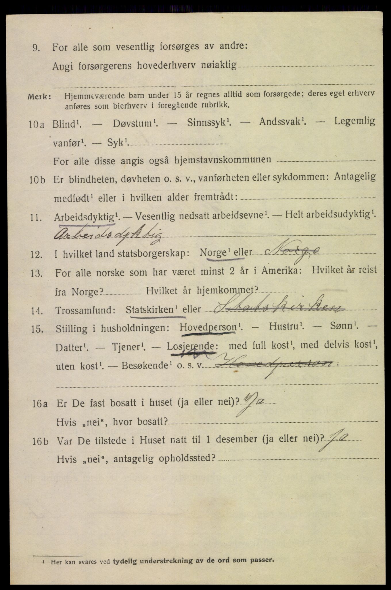 SAK, Folketelling 1920 for 1004 Flekkefjord kjøpstad, 1920, s. 5781