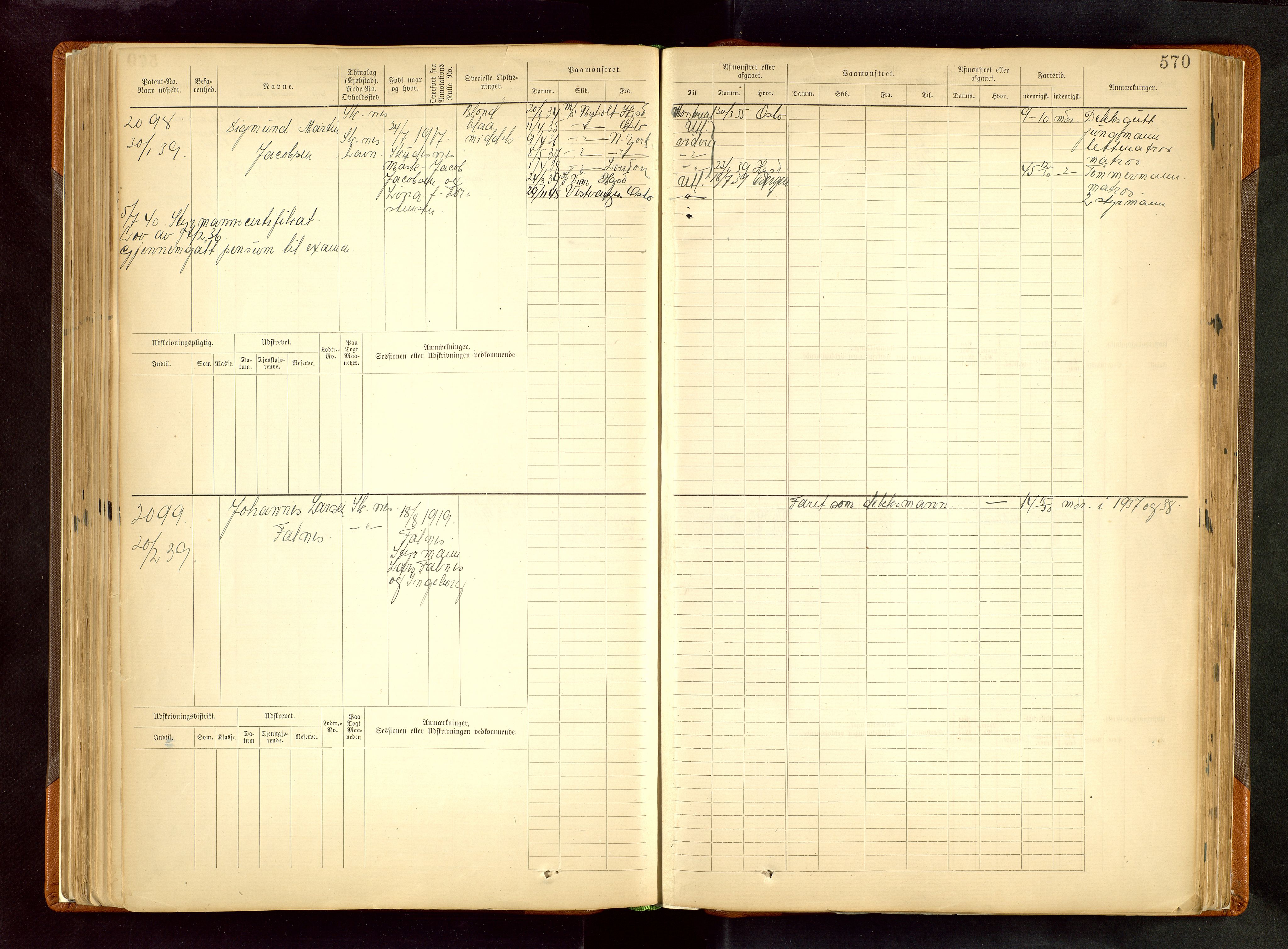 Haugesund sjømannskontor, AV/SAST-A-102007/F/Fb/Fbb/L0002: Sjøfartsrulle Skudenes kretsnr. 959-2439, 1860-1948, s. 570