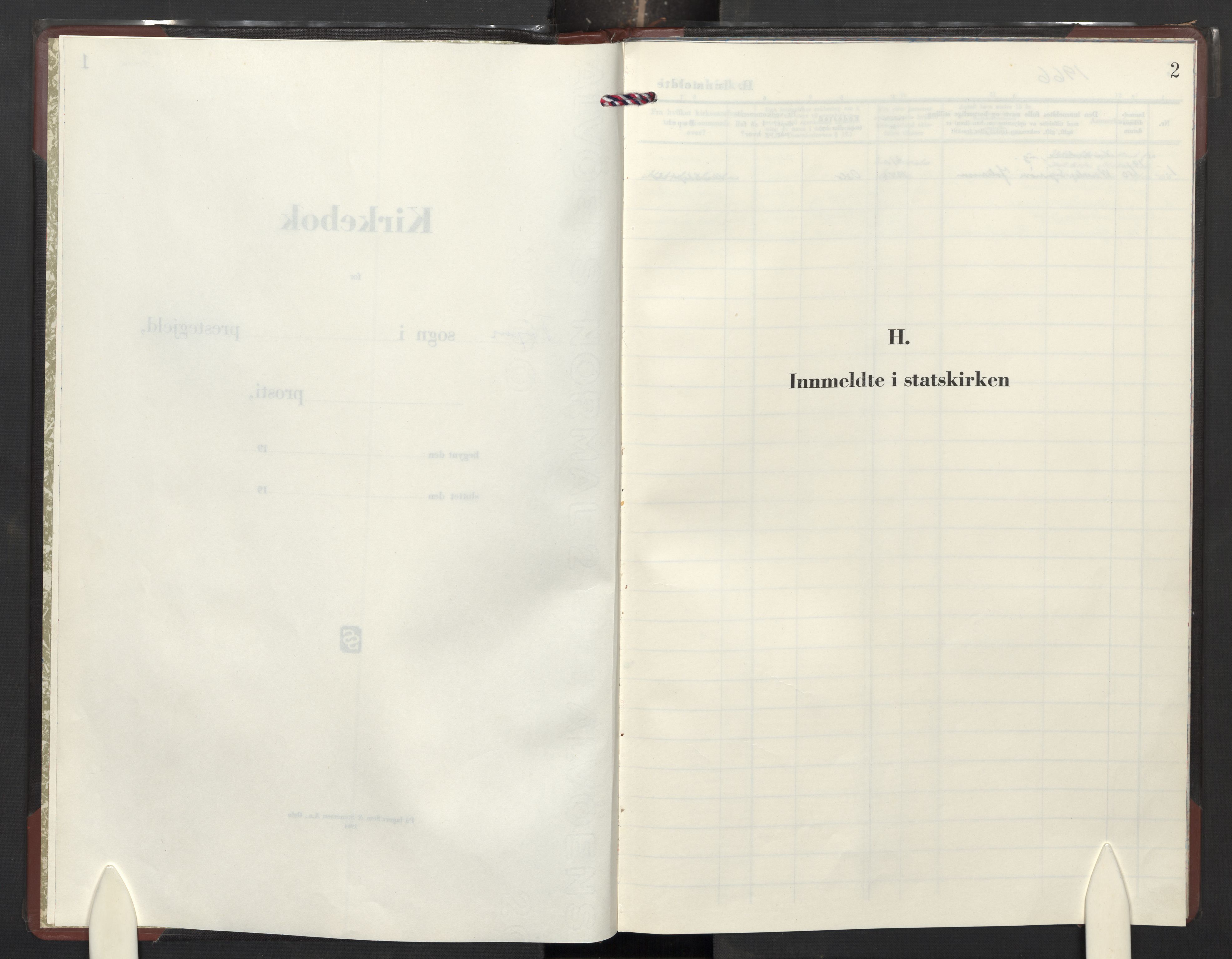 Tøyen prestekontor Kirkebøker, AV/SAO-A-10167a/F/Fa/L0011: Ministerialbok nr. I 11, 1966-1984, s. 2
