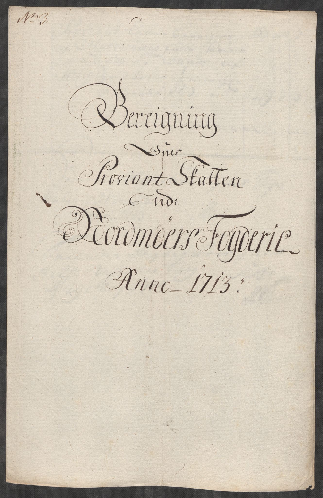 Rentekammeret inntil 1814, Reviderte regnskaper, Fogderegnskap, RA/EA-4092/R56/L3747: Fogderegnskap Nordmøre, 1713, s. 81