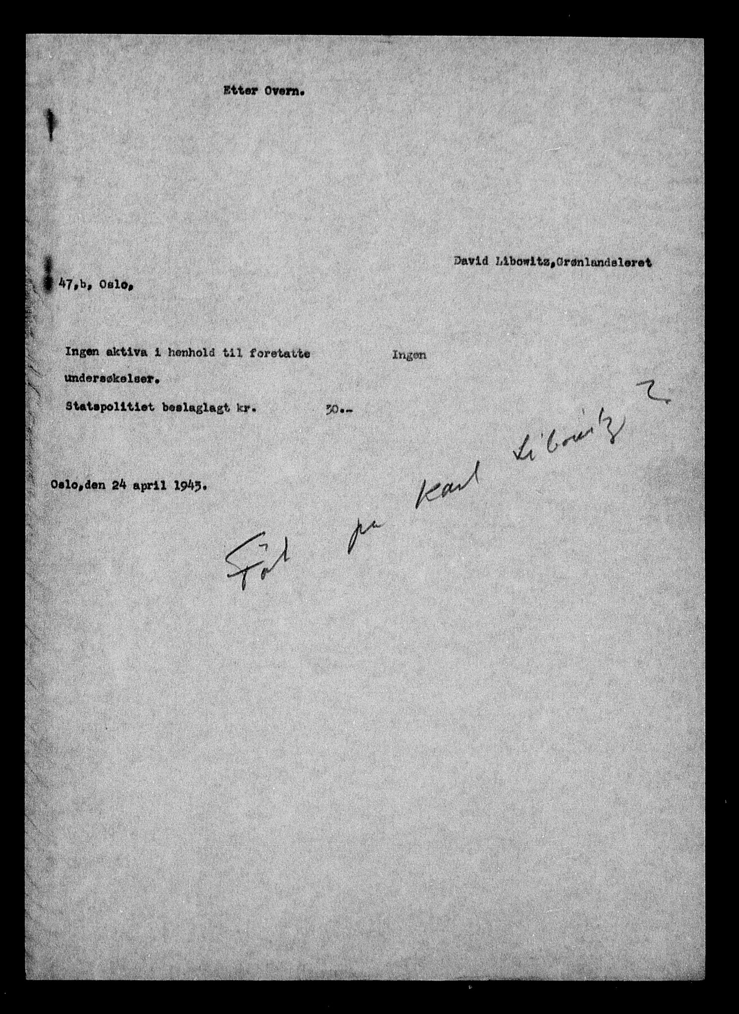 Justisdepartementet, Tilbakeføringskontoret for inndratte formuer, RA/S-1564/H/Hc/Hcc/L0959: --, 1945-1947, s. 547