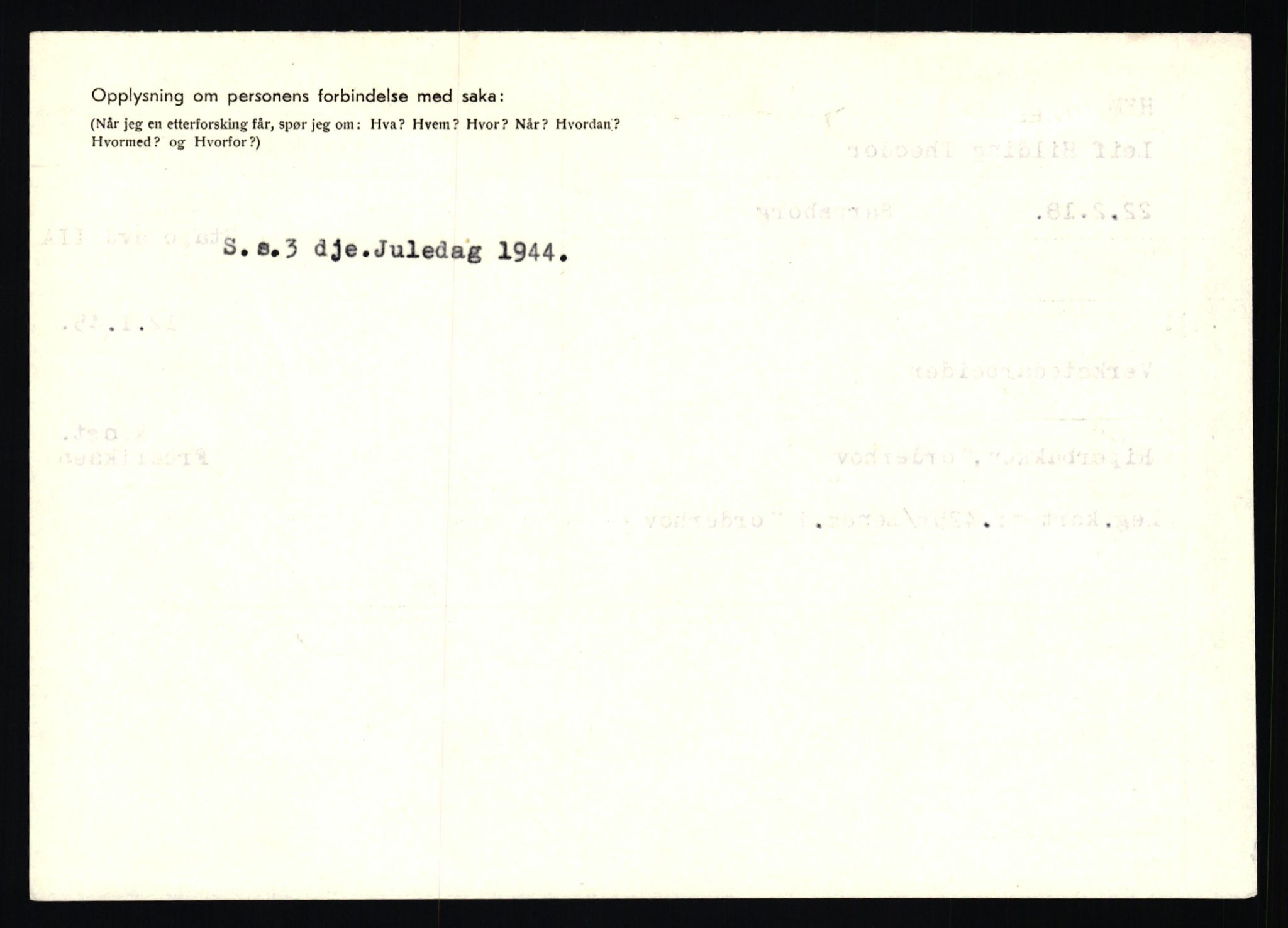 Statspolitiet - Hovedkontoret / Osloavdelingen, AV/RA-S-1329/C/Ca/L0006: Hanche - Hokstvedt, 1943-1945, s. 3545