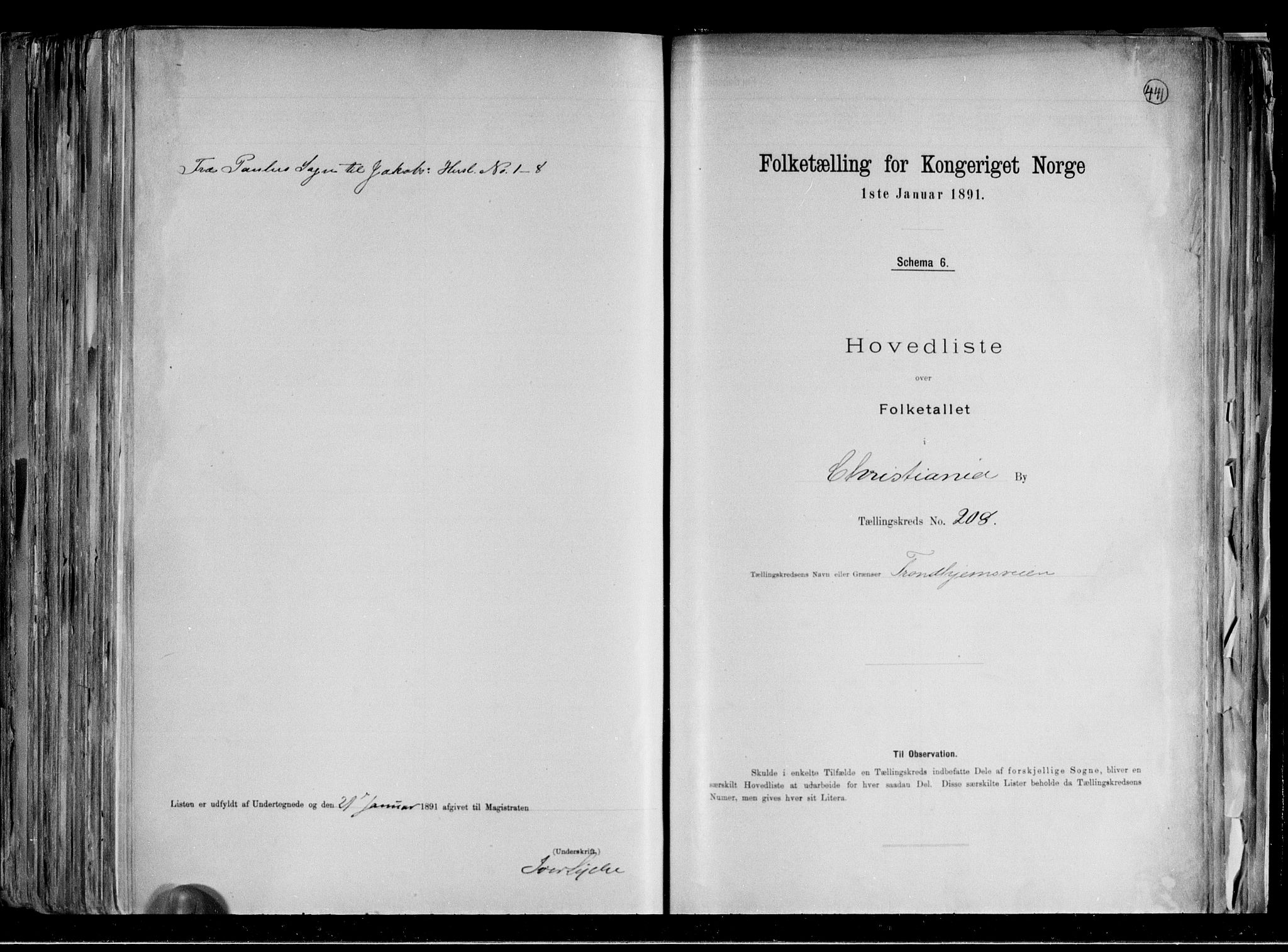 RA, Folketelling 1891 for 0301 Kristiania kjøpstad, 1891, s. 122836