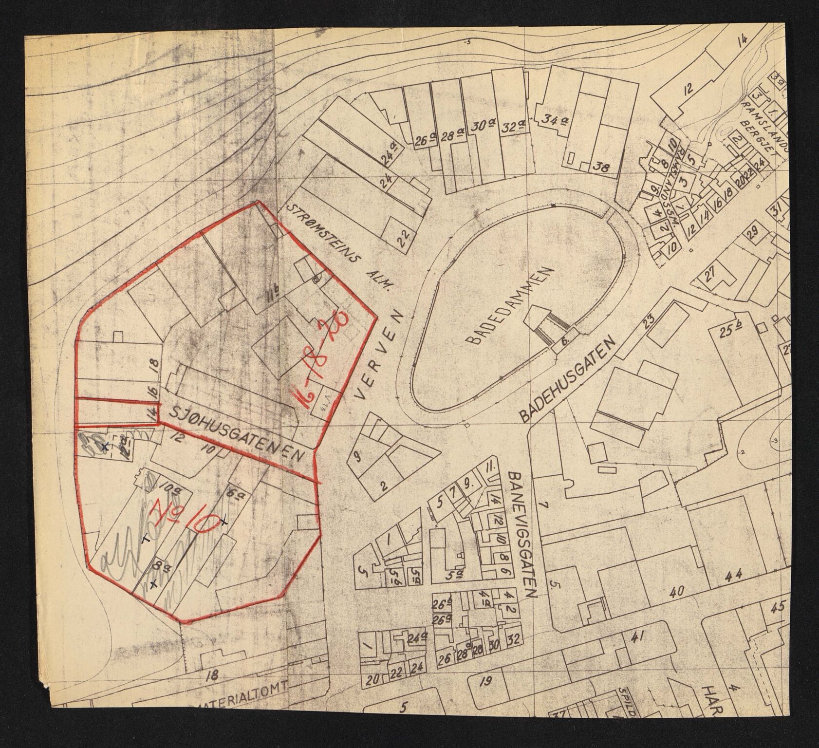 Stavanger kommune. Skattetakstvesenet, BYST/A-0440/F/Fa/Faa/L0039/0002: Skattetakstkort / Sjøhusgata 10 - Skagen 35