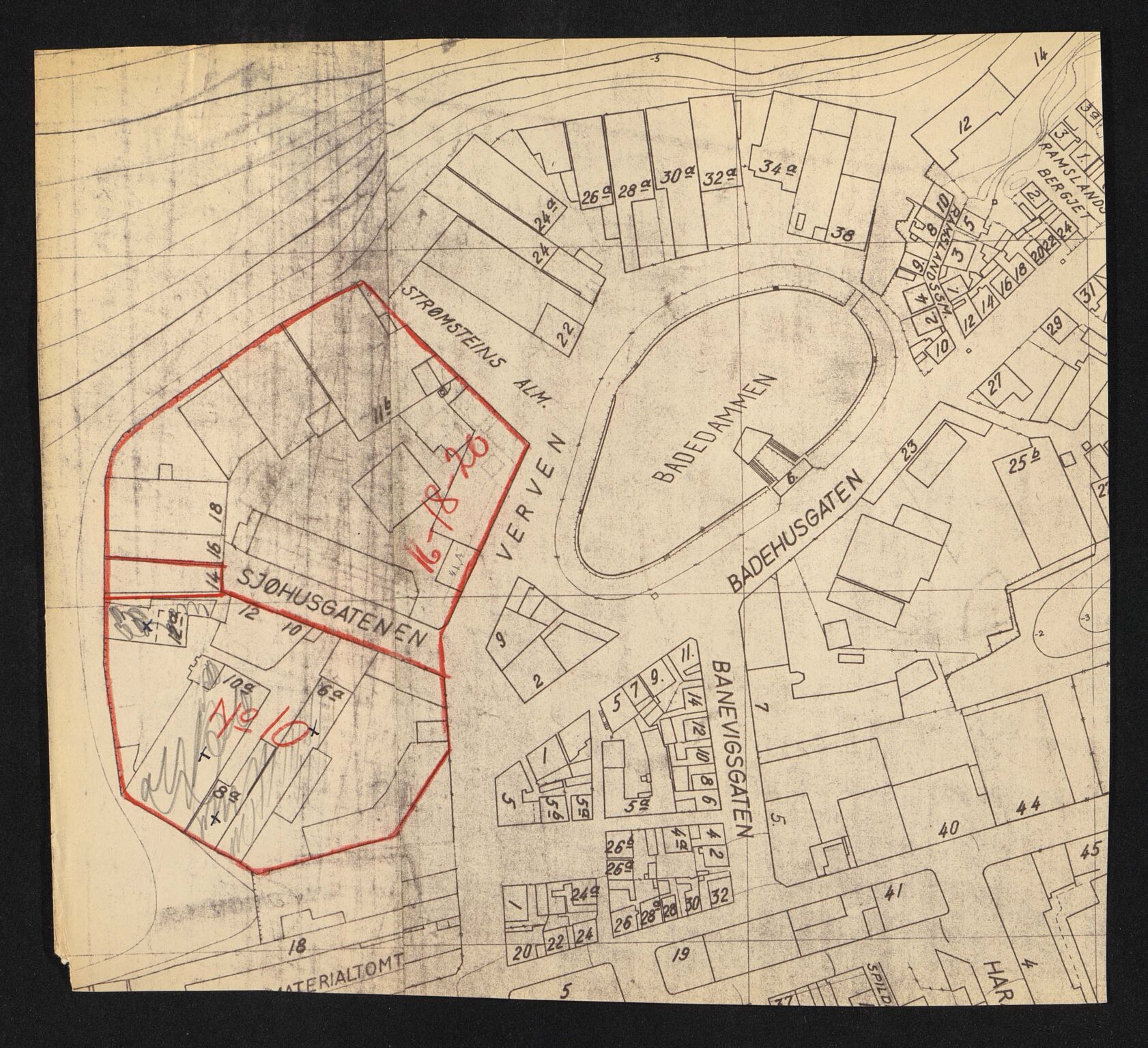 Stavanger kommune. Skattetakstvesenet, BYST/A-0440/F/Fa/Faa/L0039/0002: Skattetakstkort / Sjøhusgata 10 - Skagen 35