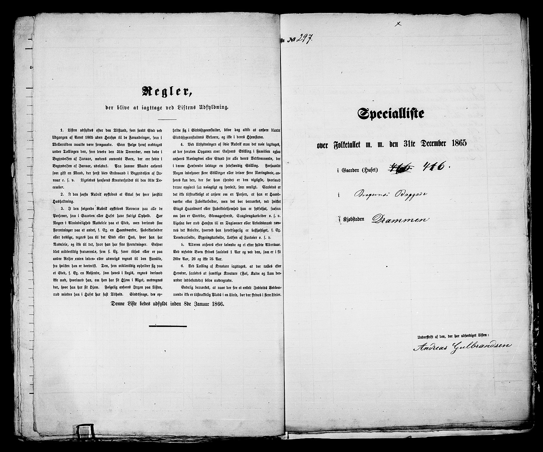 RA, Folketelling 1865 for 0602aB Bragernes prestegjeld i Drammen kjøpstad, 1865, s. 623