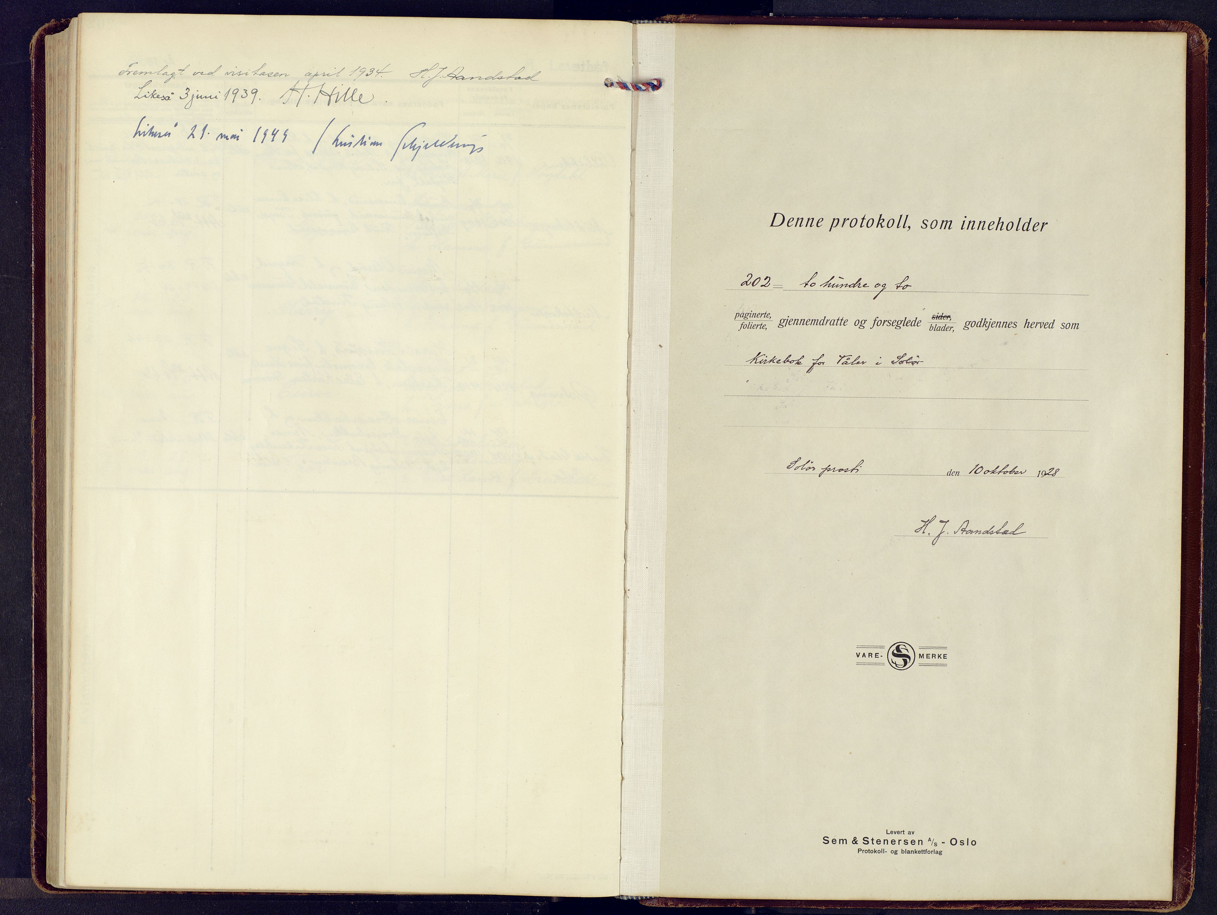 Våler prestekontor, Hedmark, AV/SAH-PREST-040/H/Ha/Haa/L0010: Ministerialbok nr. 10, 1928-1946