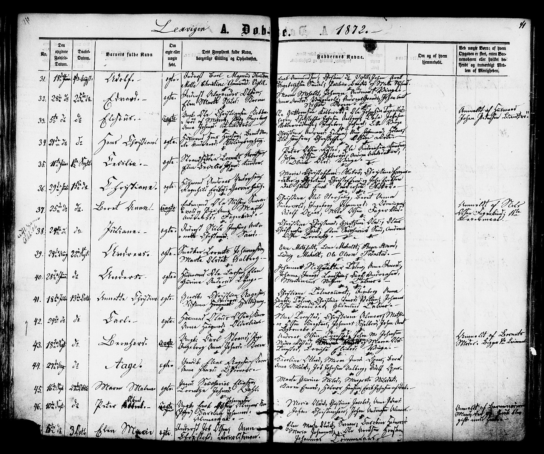 Ministerialprotokoller, klokkerbøker og fødselsregistre - Nord-Trøndelag, AV/SAT-A-1458/701/L0009: Ministerialbok nr. 701A09 /1, 1864-1882, s. 41