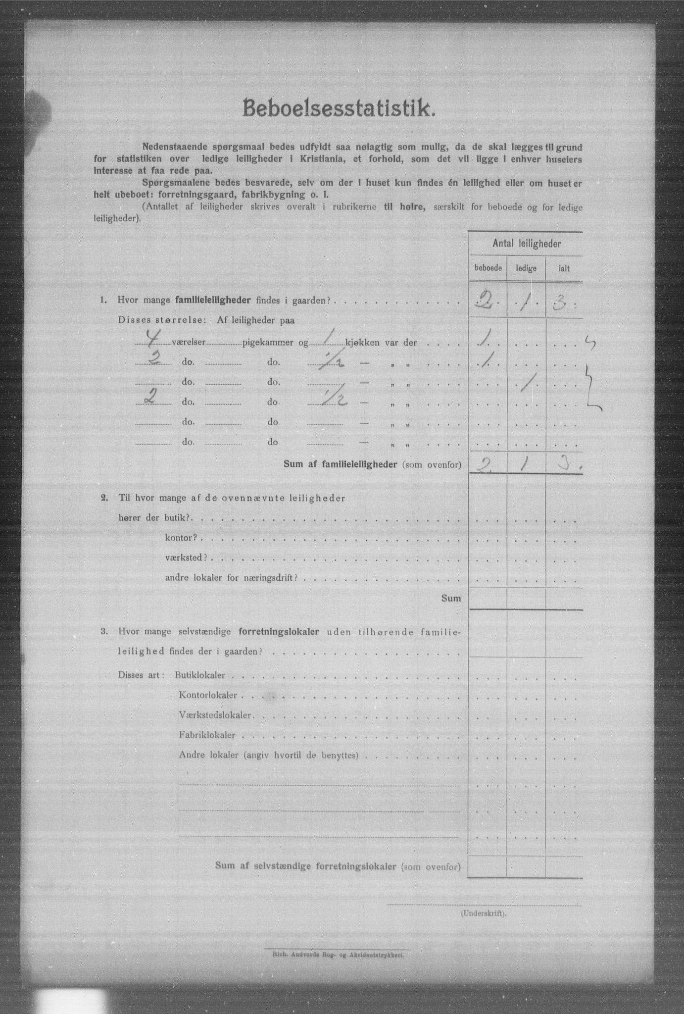 OBA, Kommunal folketelling 31.12.1904 for Kristiania kjøpstad, 1904, s. 941