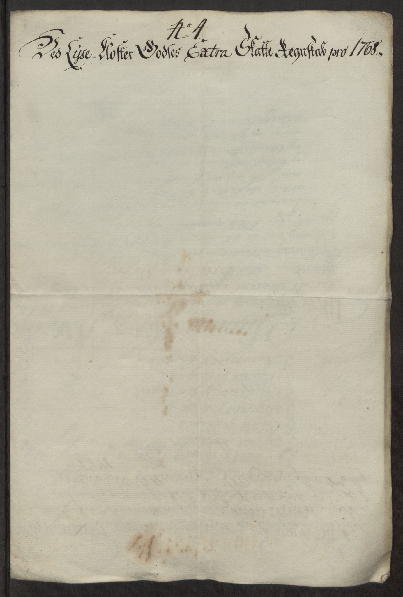 Rentekammeret inntil 1814, Reviderte regnskaper, Fogderegnskap, AV/RA-EA-4092/R50/L3180: Ekstraskatten Lyse kloster, 1762-1783, s. 204