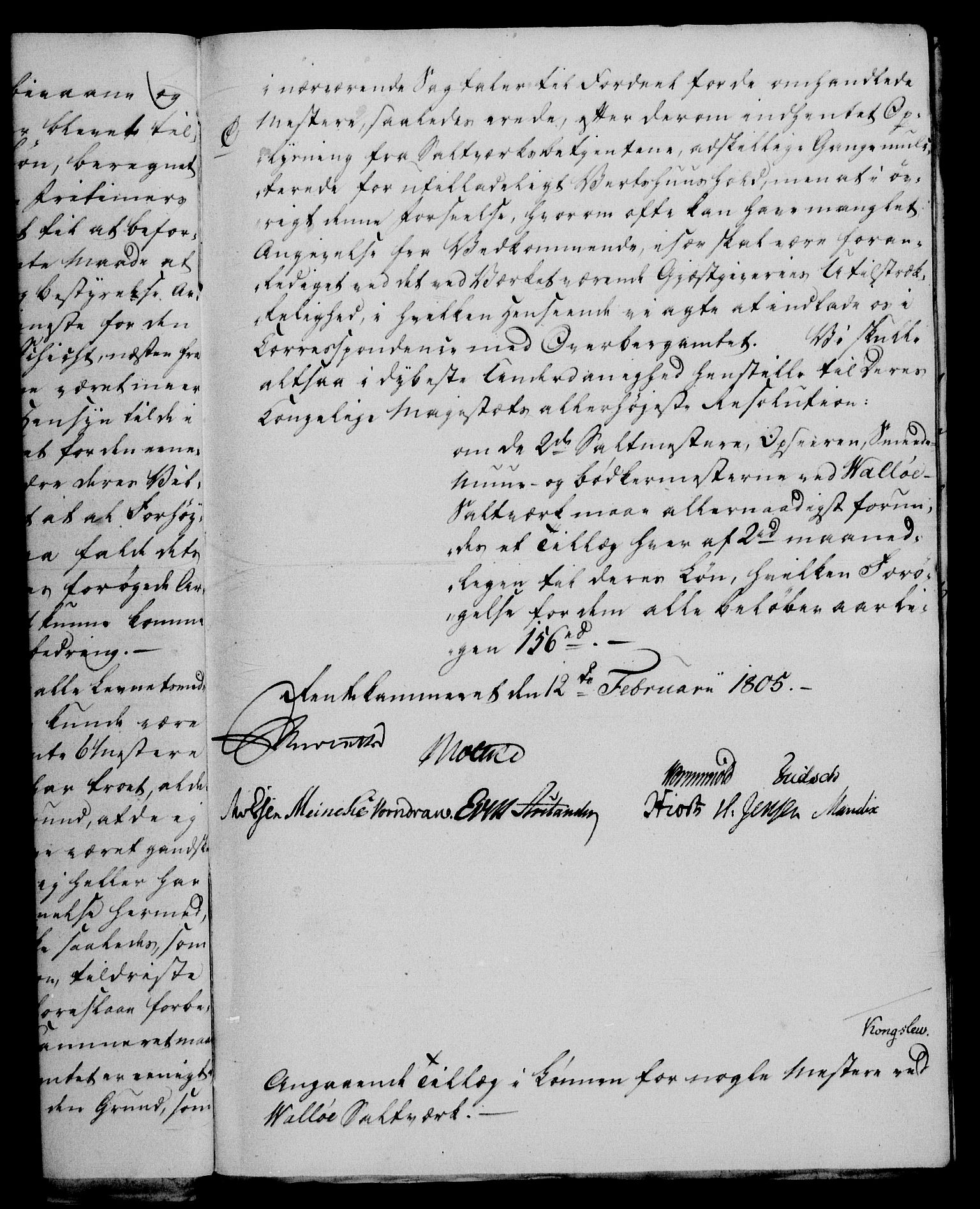 Rentekammeret, Renteskriverkontorene, AV/RA-EA-3115/M/Mf/Mfb/L0007: Relasjons- og resolusjonsprotokoll med register (merket RK 54.13), 1805-1806