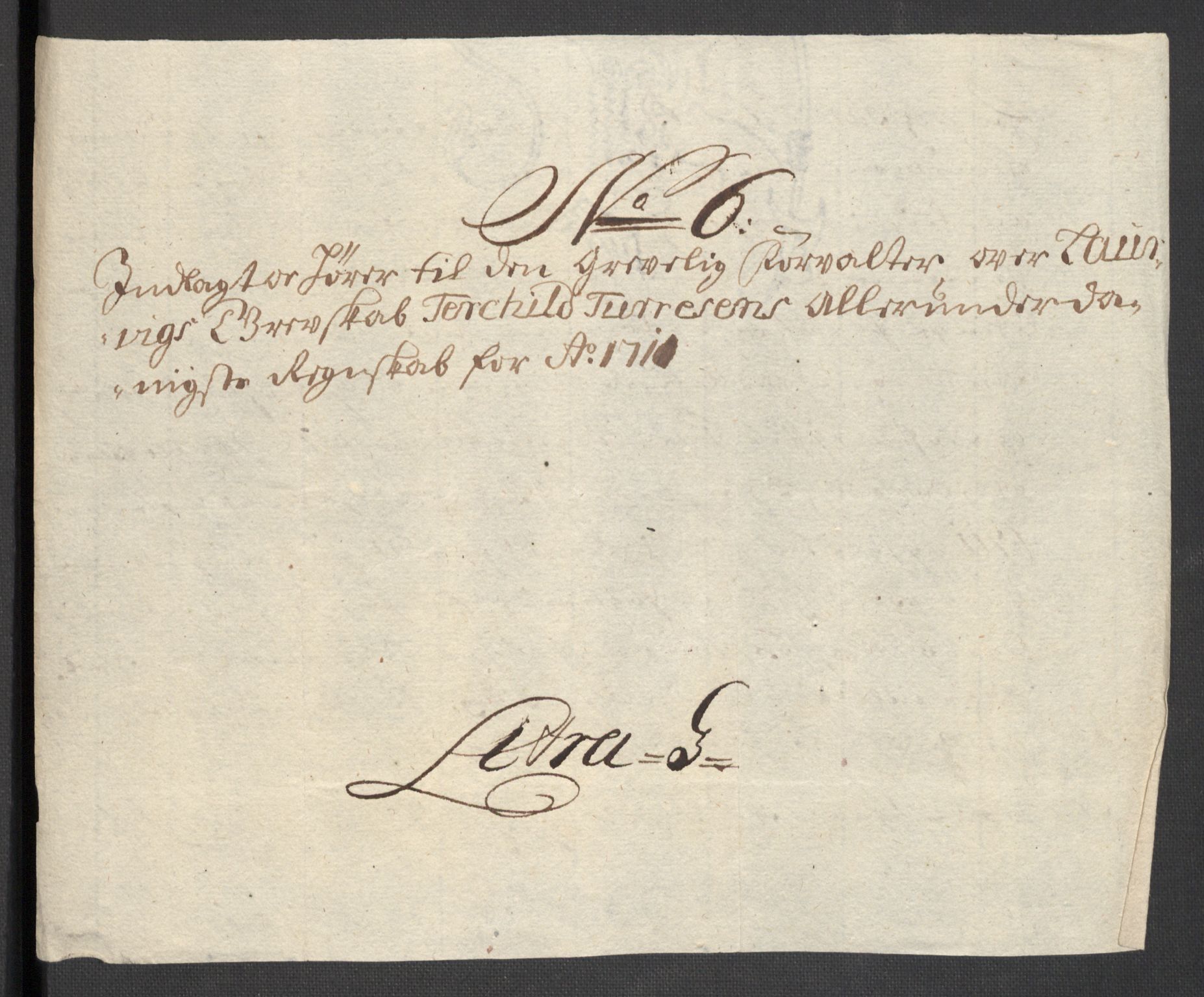 Rentekammeret inntil 1814, Reviderte regnskaper, Fogderegnskap, AV/RA-EA-4092/R33/L1983: Fogderegnskap Larvik grevskap, 1711, s. 160