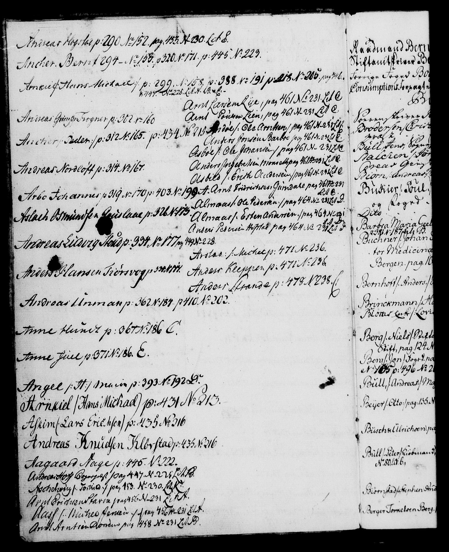 Rentekammeret, Kammerkanselliet, AV/RA-EA-3111/G/Gh/Ghd/L0005: Kausjonsprotokoll med register (merket RK 53.43), 1769-1794