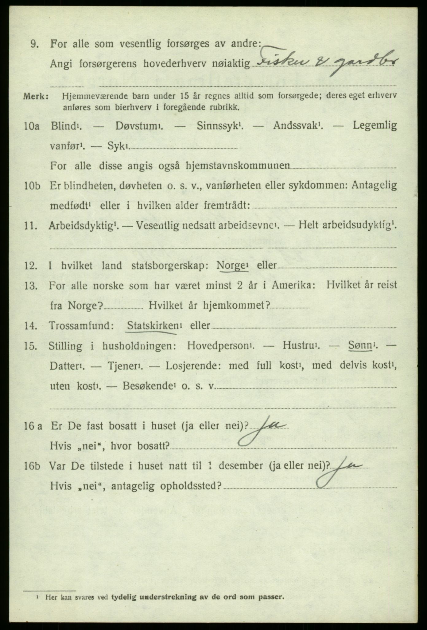 SAB, Folketelling 1920 for 1246 Fjell herred, 1920, s. 2679