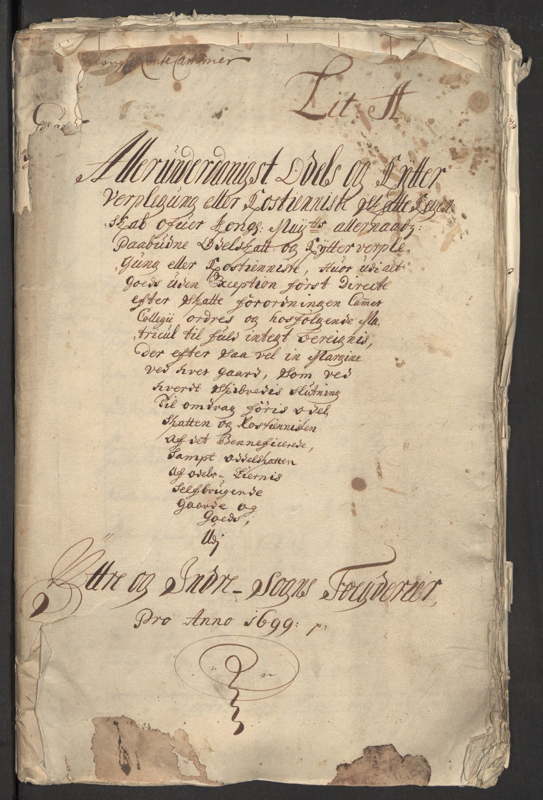 Rentekammeret inntil 1814, Reviderte regnskaper, Fogderegnskap, RA/EA-4092/R52/L3310: Fogderegnskap Sogn, 1698-1699, s. 301