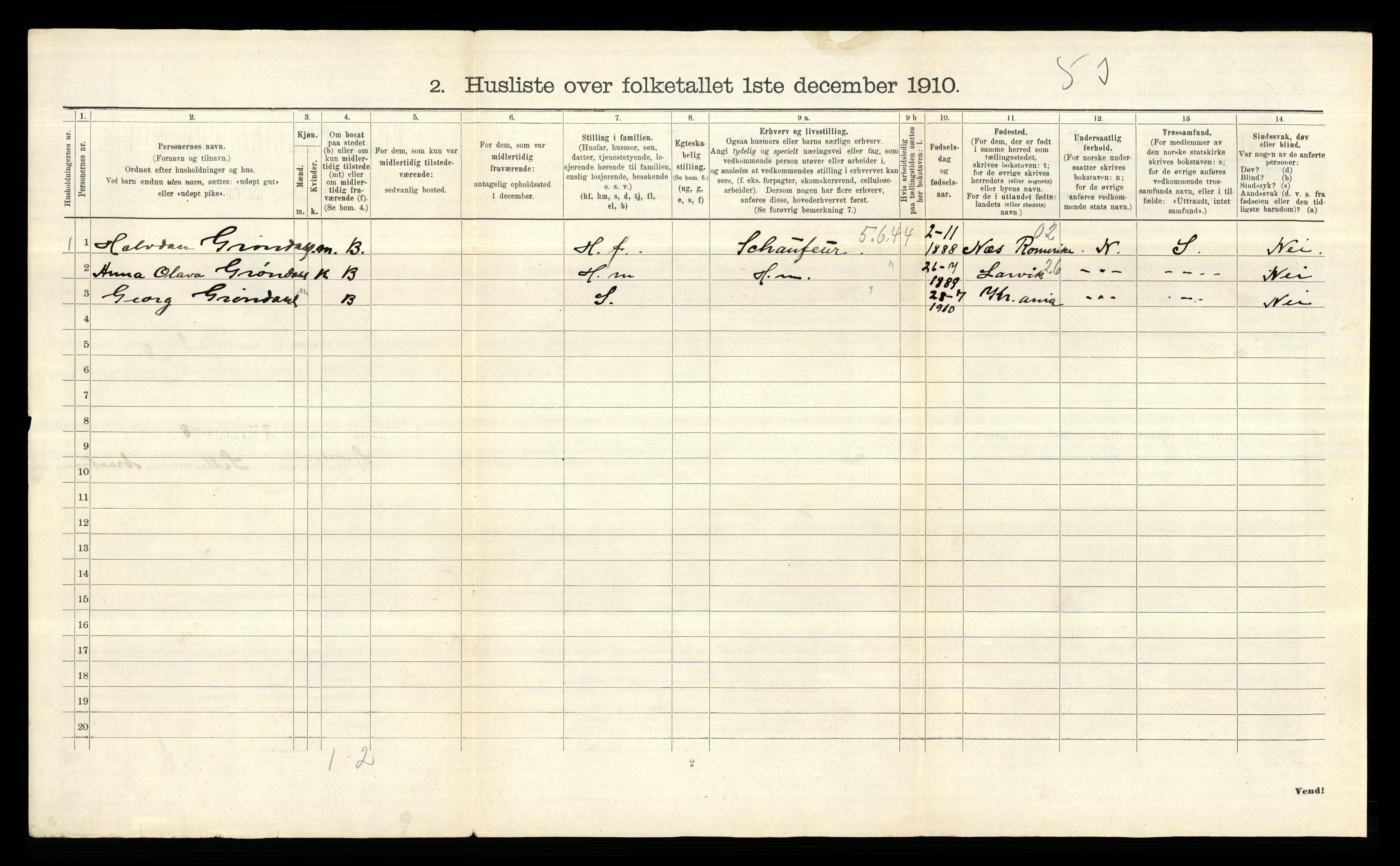 RA, Folketelling 1910 for 0218 Aker herred, 1910, s. 1470