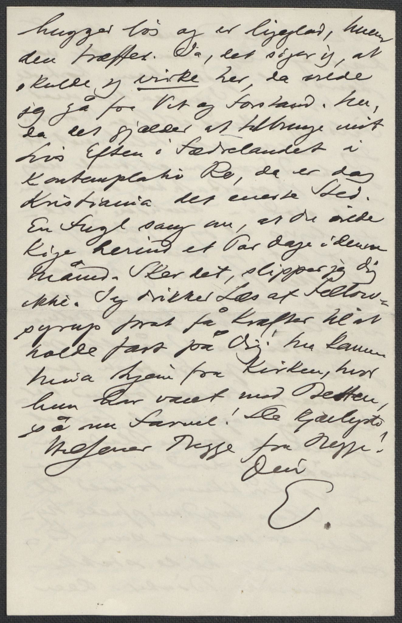 Beyer, Frants, RA/PA-0132/F/L0001: Brev fra Edvard Grieg til Frantz Beyer og "En del optegnelser som kan tjene til kommentar til brevene" av Marie Beyer, 1872-1907, s. 843