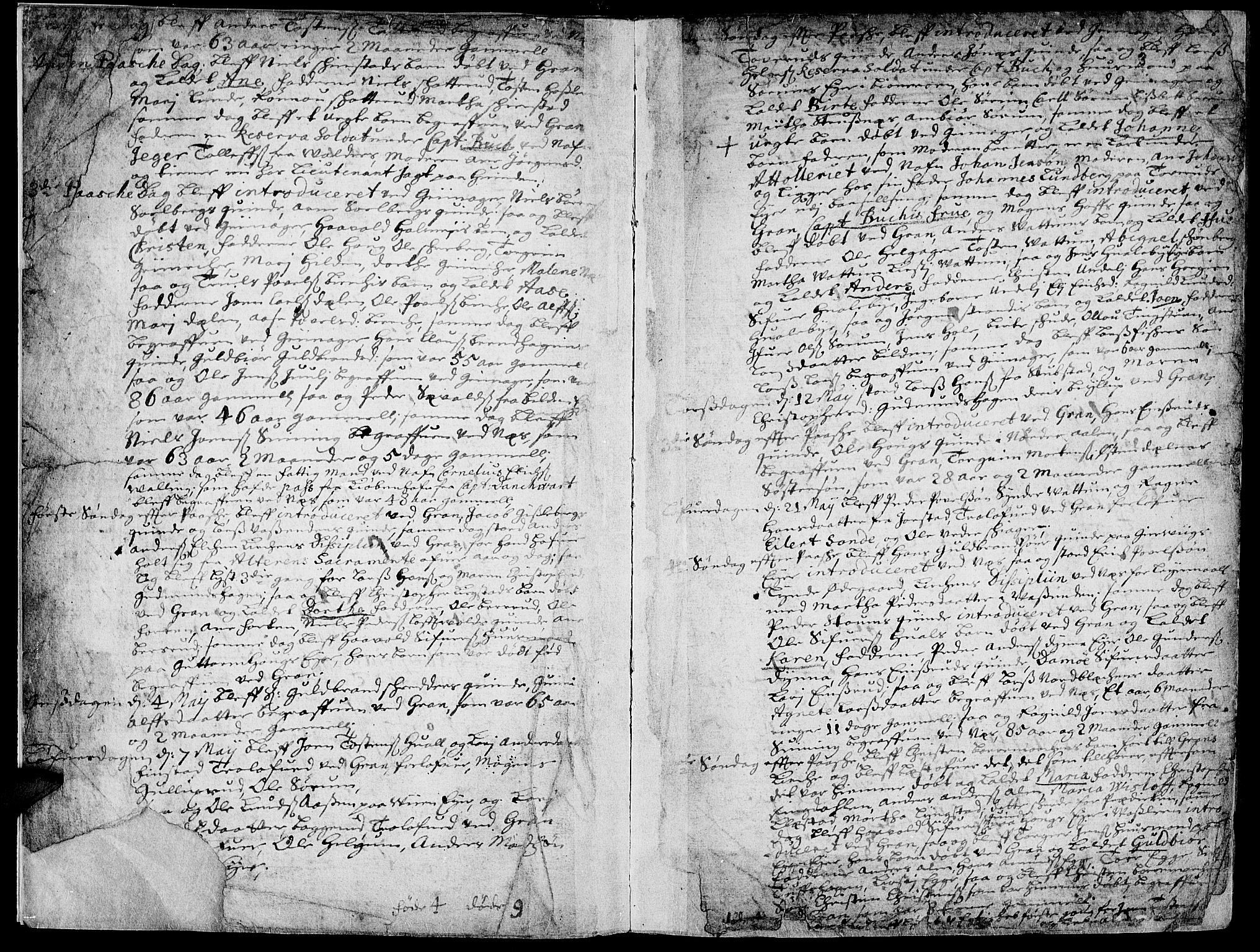 Gran prestekontor, AV/SAH-PREST-112/H/Ha/Haa/L0001: Ministerialbok nr. 1, 1707-1731, s. 3