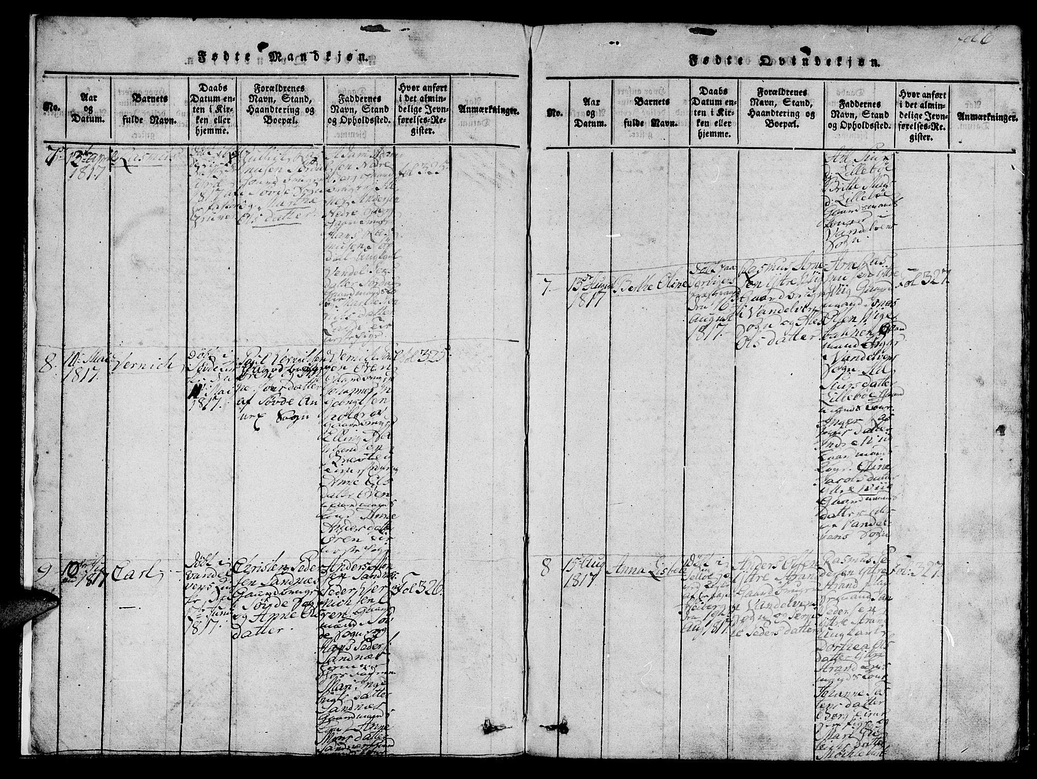 Ministerialprotokoller, klokkerbøker og fødselsregistre - Møre og Romsdal, AV/SAT-A-1454/501/L0004: Ministerialbok nr. 501A04, 1816-1831, s. 6