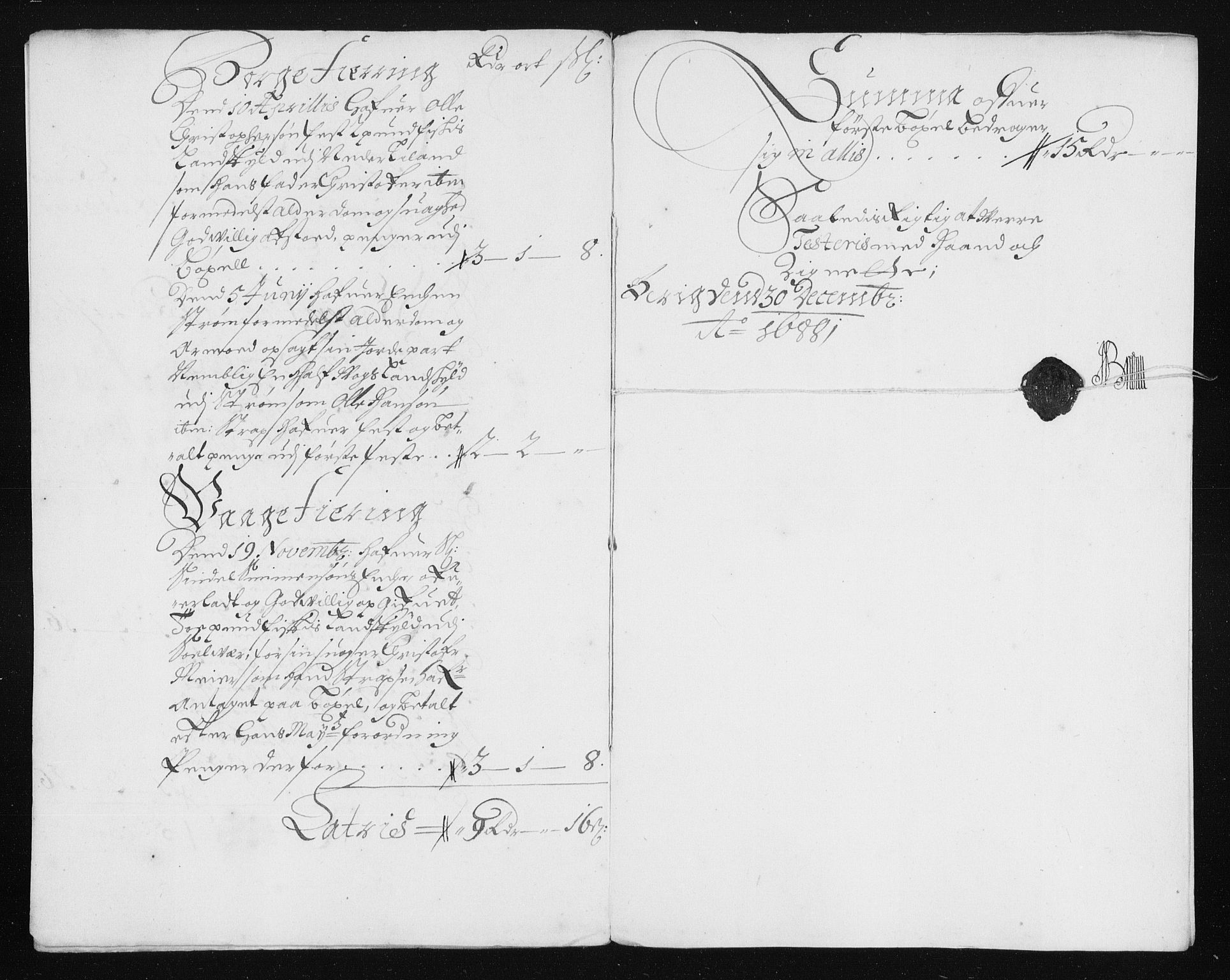 Rentekammeret inntil 1814, Reviderte regnskaper, Stiftamtstueregnskaper, Trondheim stiftamt og Nordland amt, AV/RA-EA-6044/R/Rh/L0011: Nordland amt, 1688