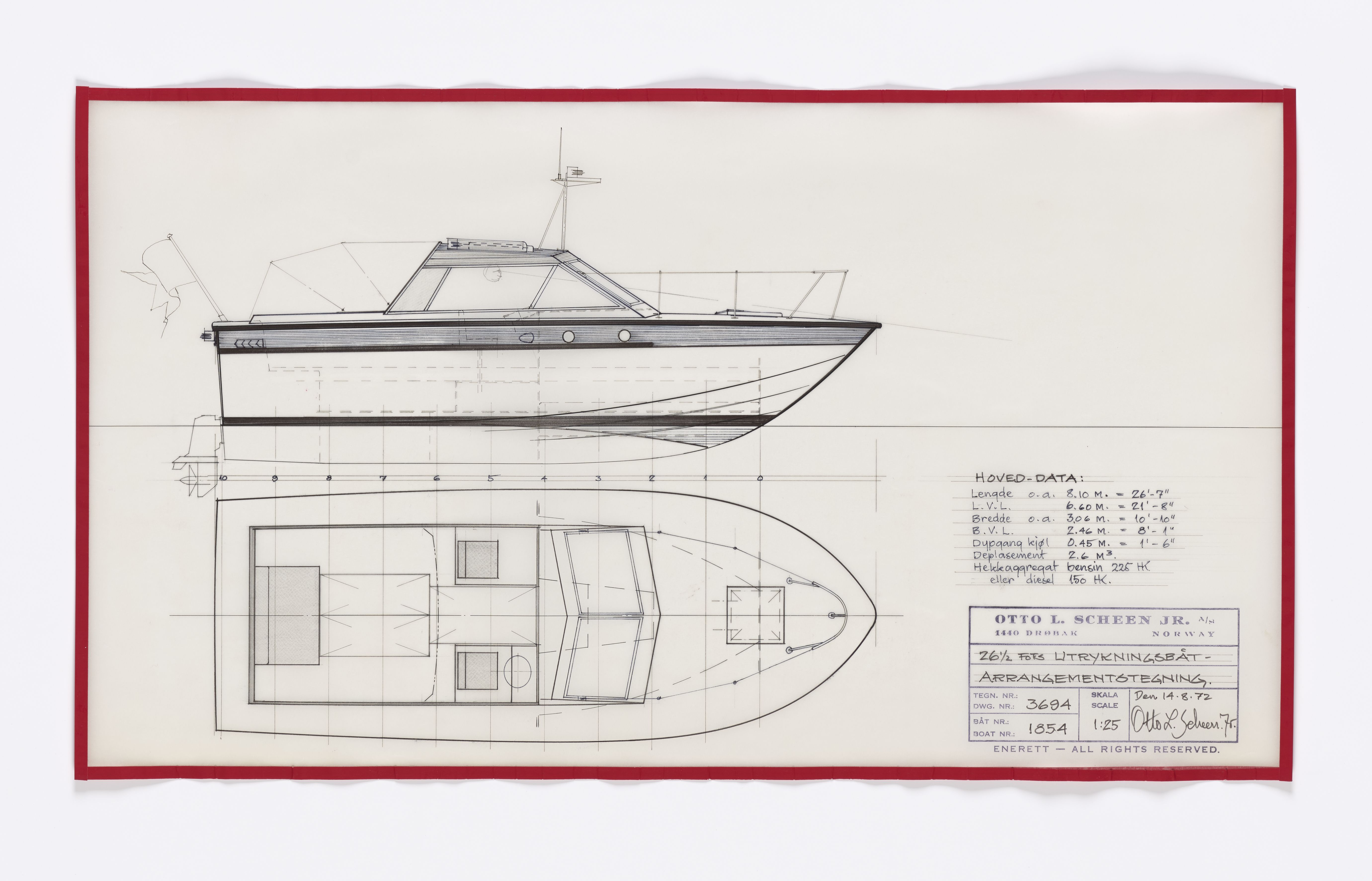 Furuholmen & Scheen, AFM/OM-1003/T/Ta/L0010/0003: Utrykningsfartøy / Scheen, 1968-1992