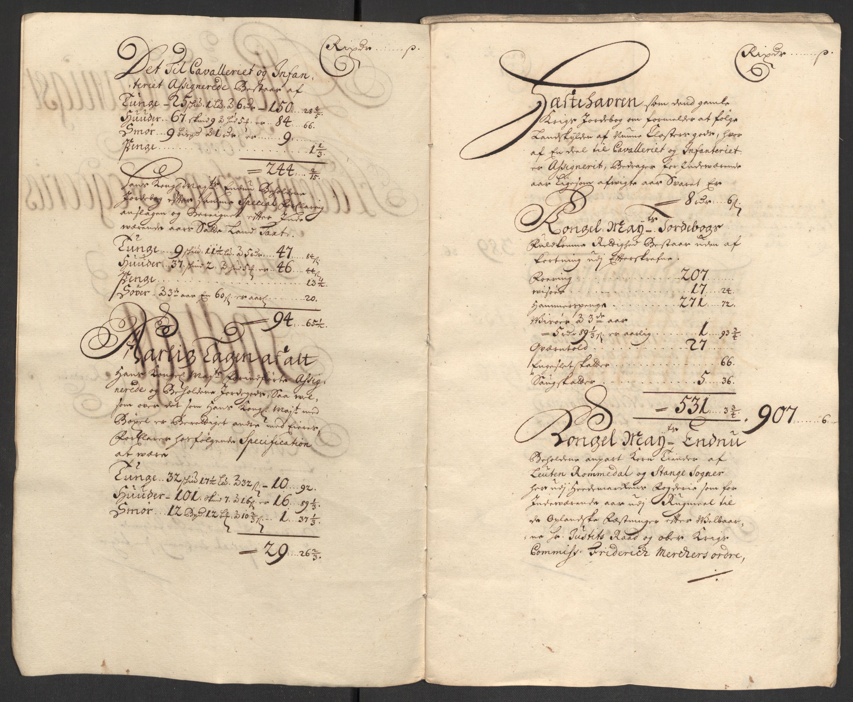 Rentekammeret inntil 1814, Reviderte regnskaper, Fogderegnskap, AV/RA-EA-4092/R16/L1042: Fogderegnskap Hedmark, 1705, s. 5