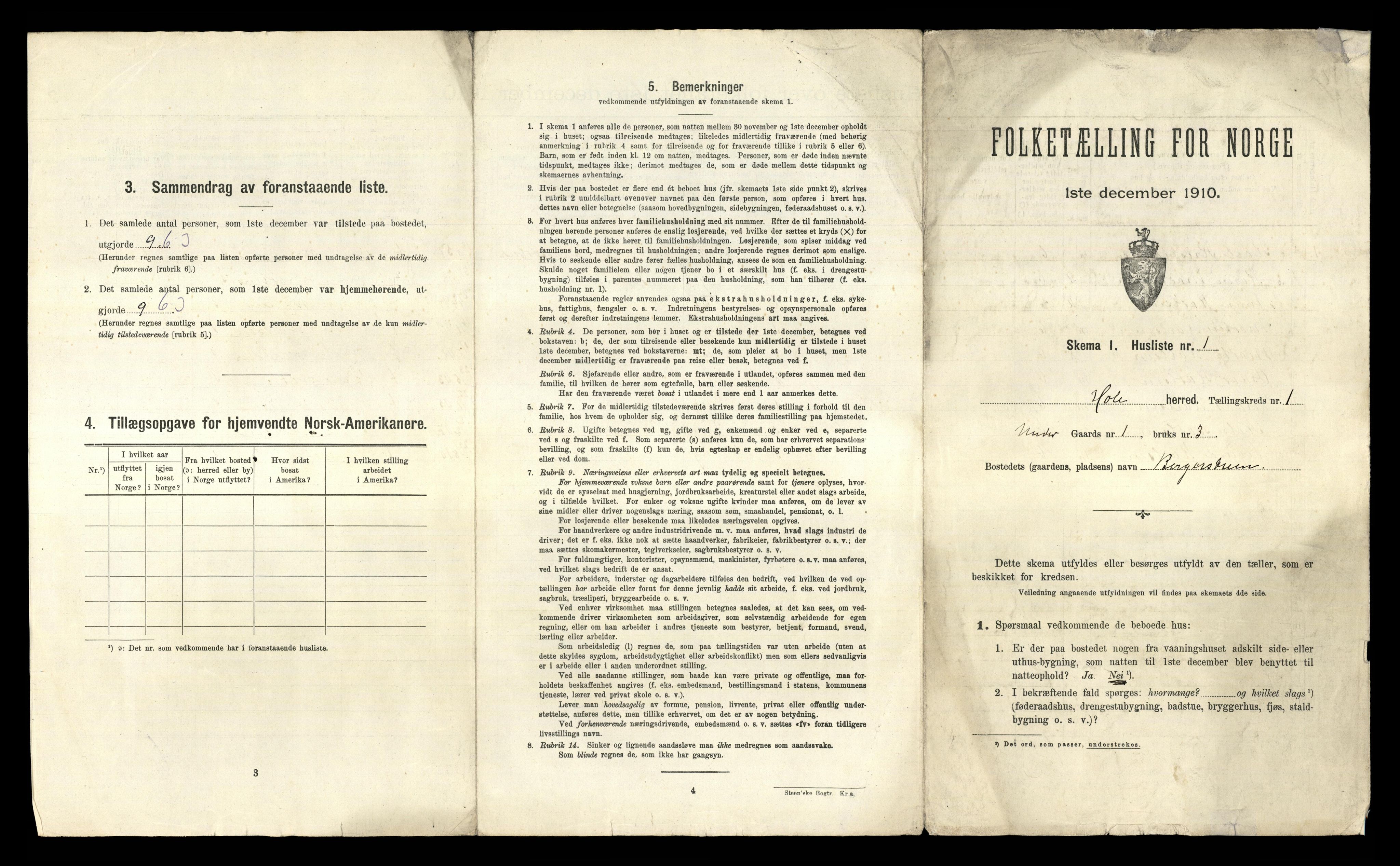 RA, Folketelling 1910 for 0612 Hole herred, 1910, s. 36