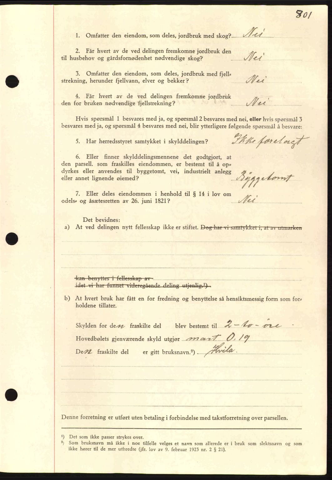 Nordmøre sorenskriveri, AV/SAT-A-4132/1/2/2Ca: Pantebok nr. A93, 1942-1942, Dagboknr: 2482/1942