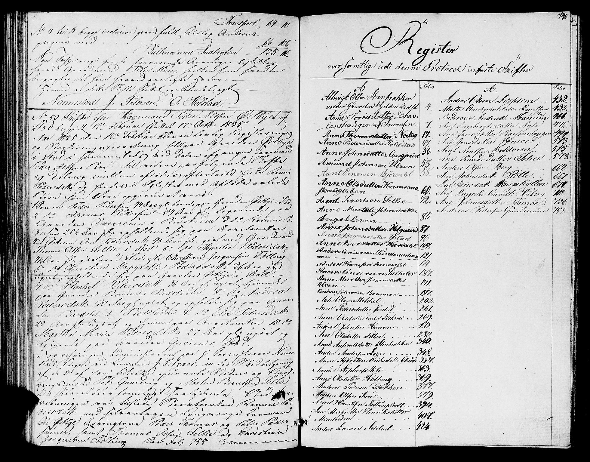 Inderøy sorenskriveri, AV/SAT-A-4147/1/3/3A/L0023: Skifteprotokoll, 1830-1835, s. 739b-740a
